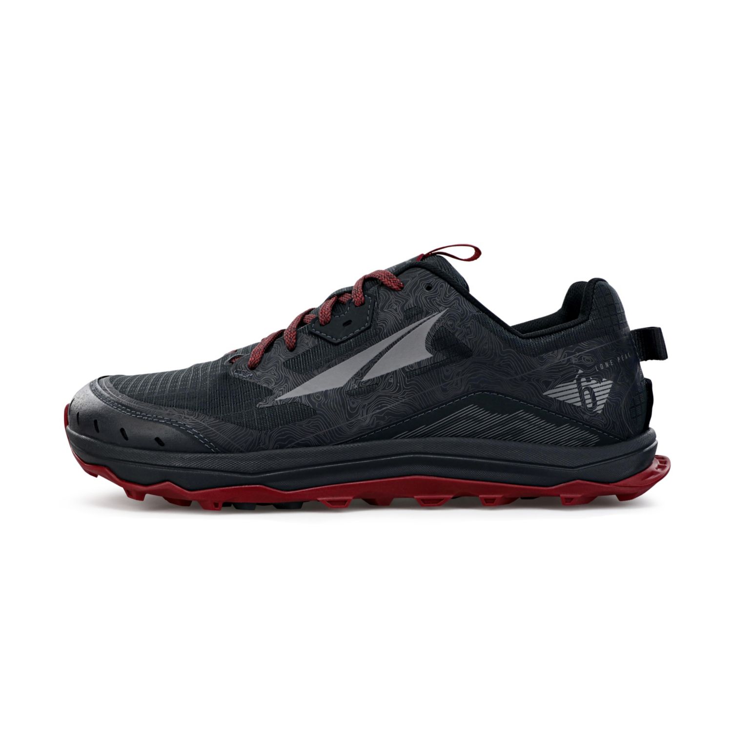 Black / Grey Altra Lone Peak 6 Men's Trail Running Shoes | Australia-96234019