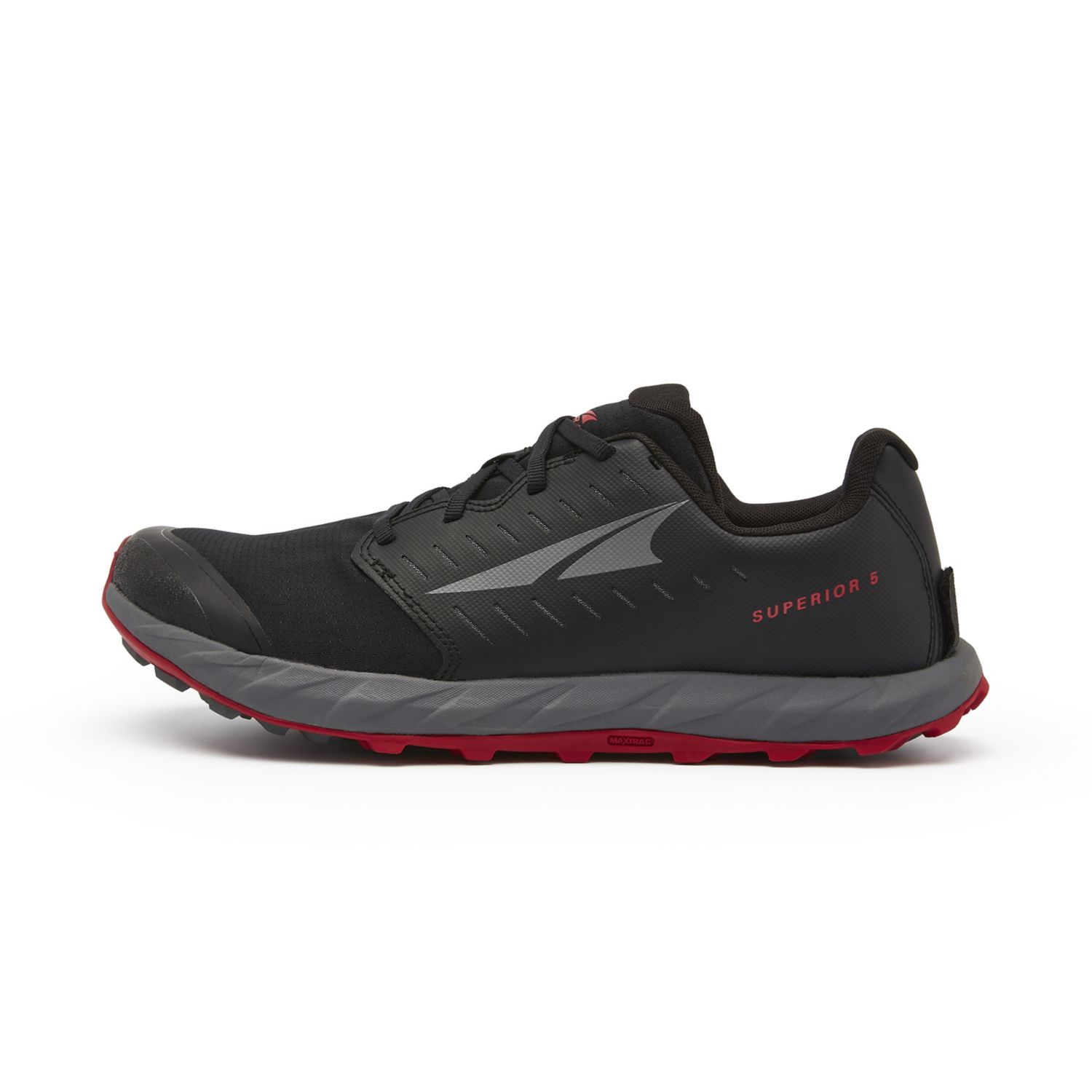 Black / Red Altra Superior 5 Men's Trail Running Shoes | Australia-46915219