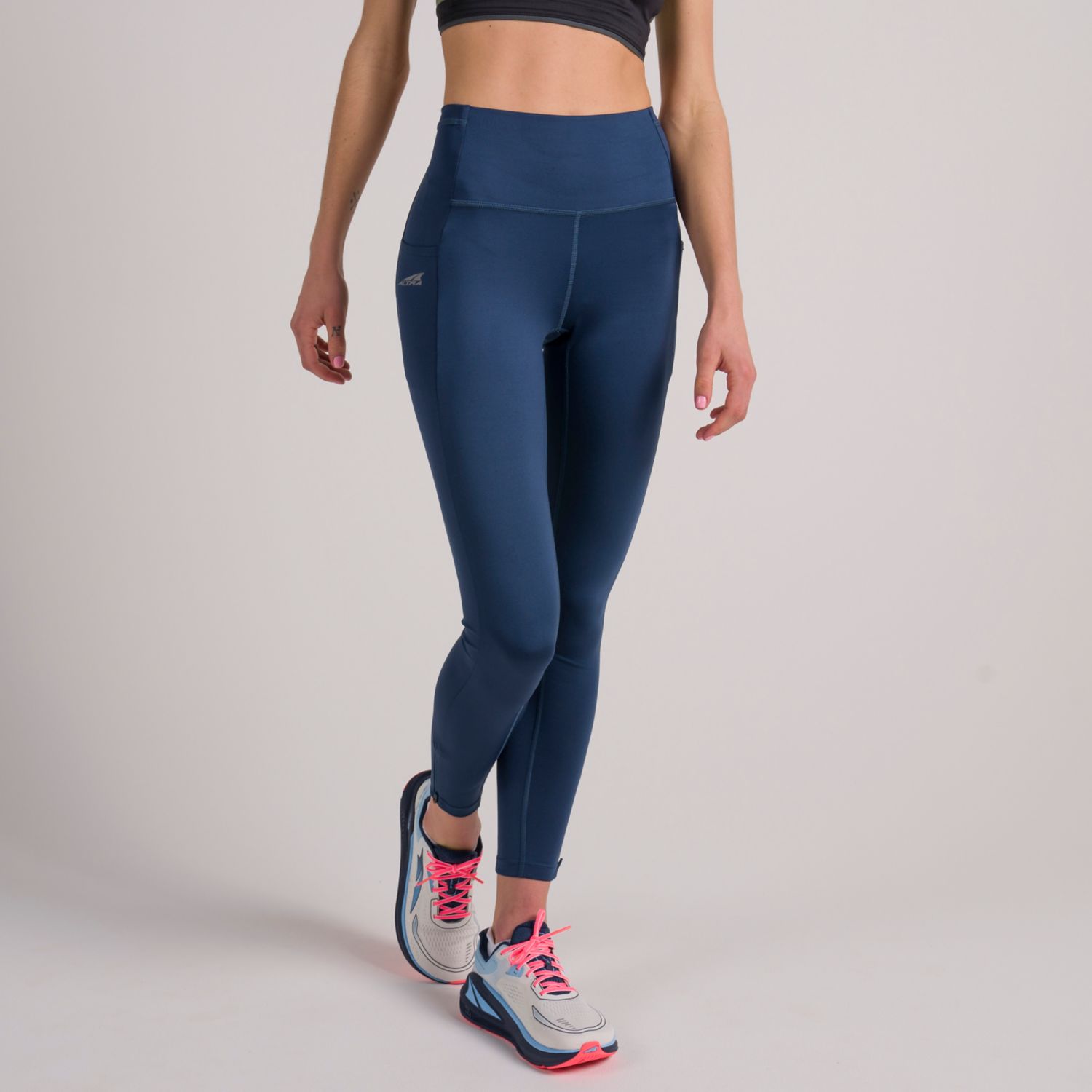 Blue Altra Core Crop Women's Running Tights | Australia-94152379