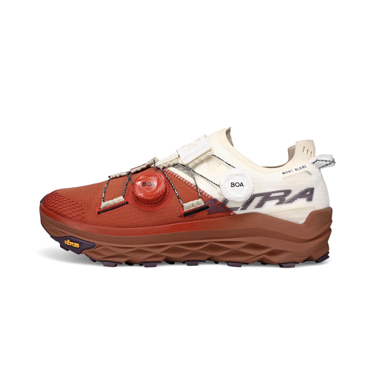 Burgundy Altra Mont Blanc Boa Women's Trail Running Shoes | Australia-54273919