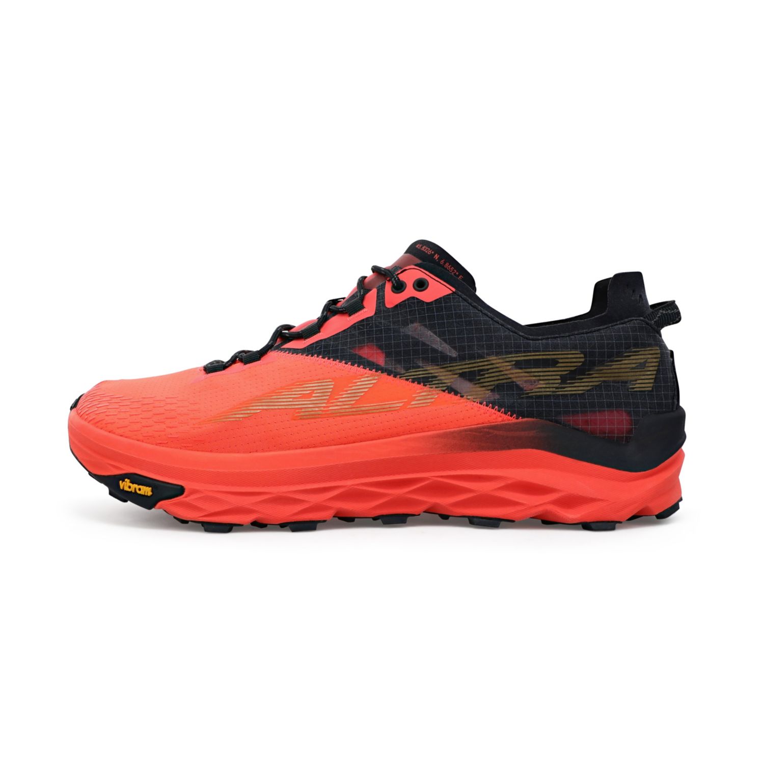 Coral / Black Altra Mont Blanc Men's Trail Running Shoes | Australia-36195849