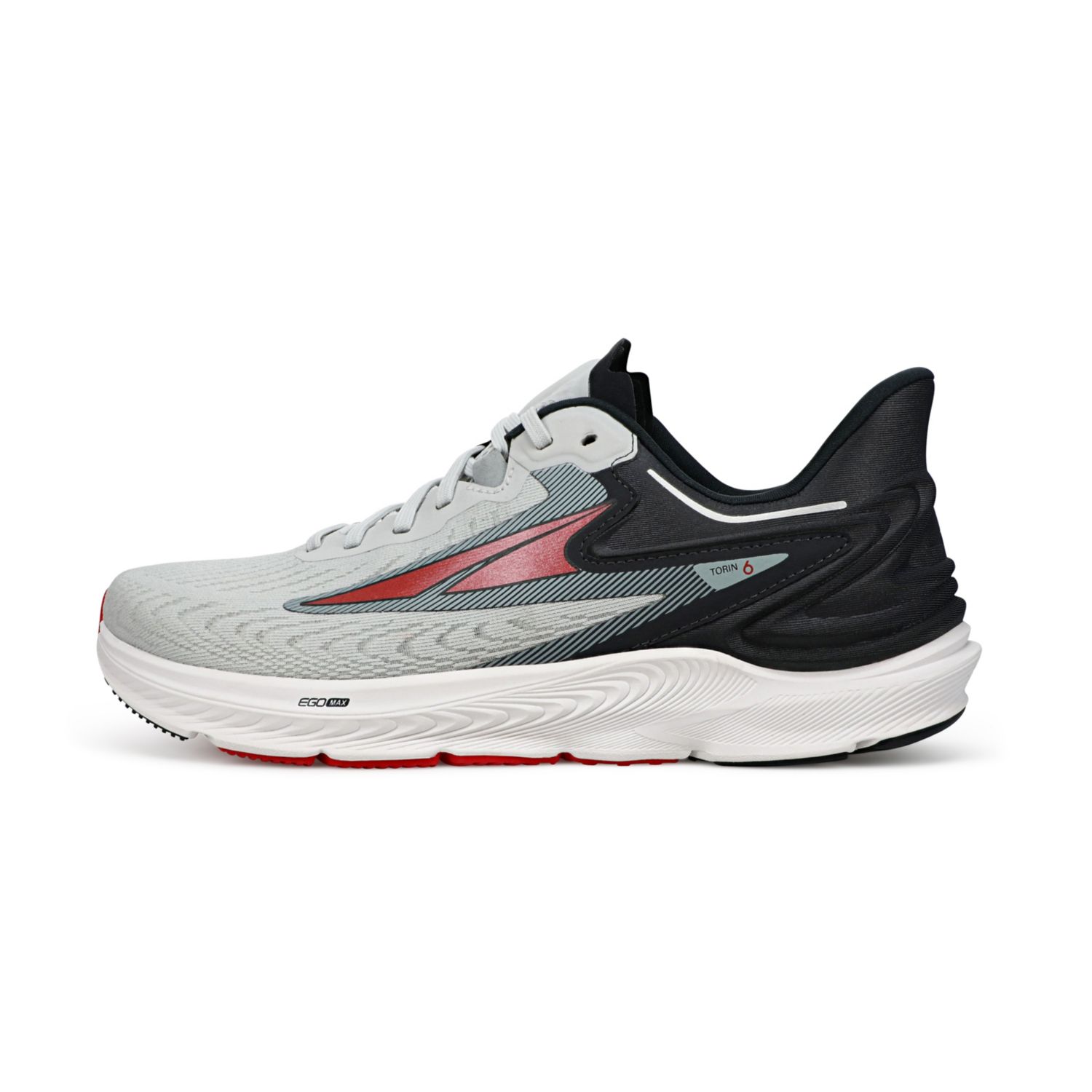 Grey / Red Altra Torin 6 Men's Road Running Shoes | Australia-46915209