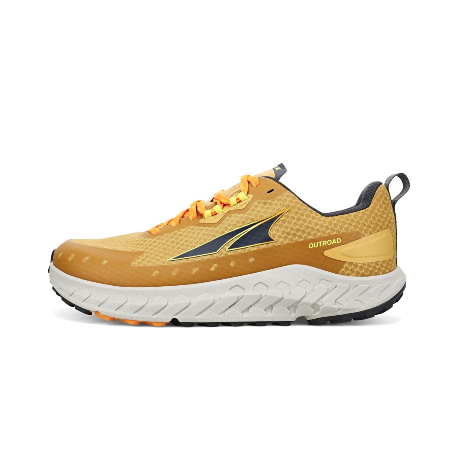 Grey / Yellow Altra Outroad Men's Trail Running Shoes | Australia-05916839