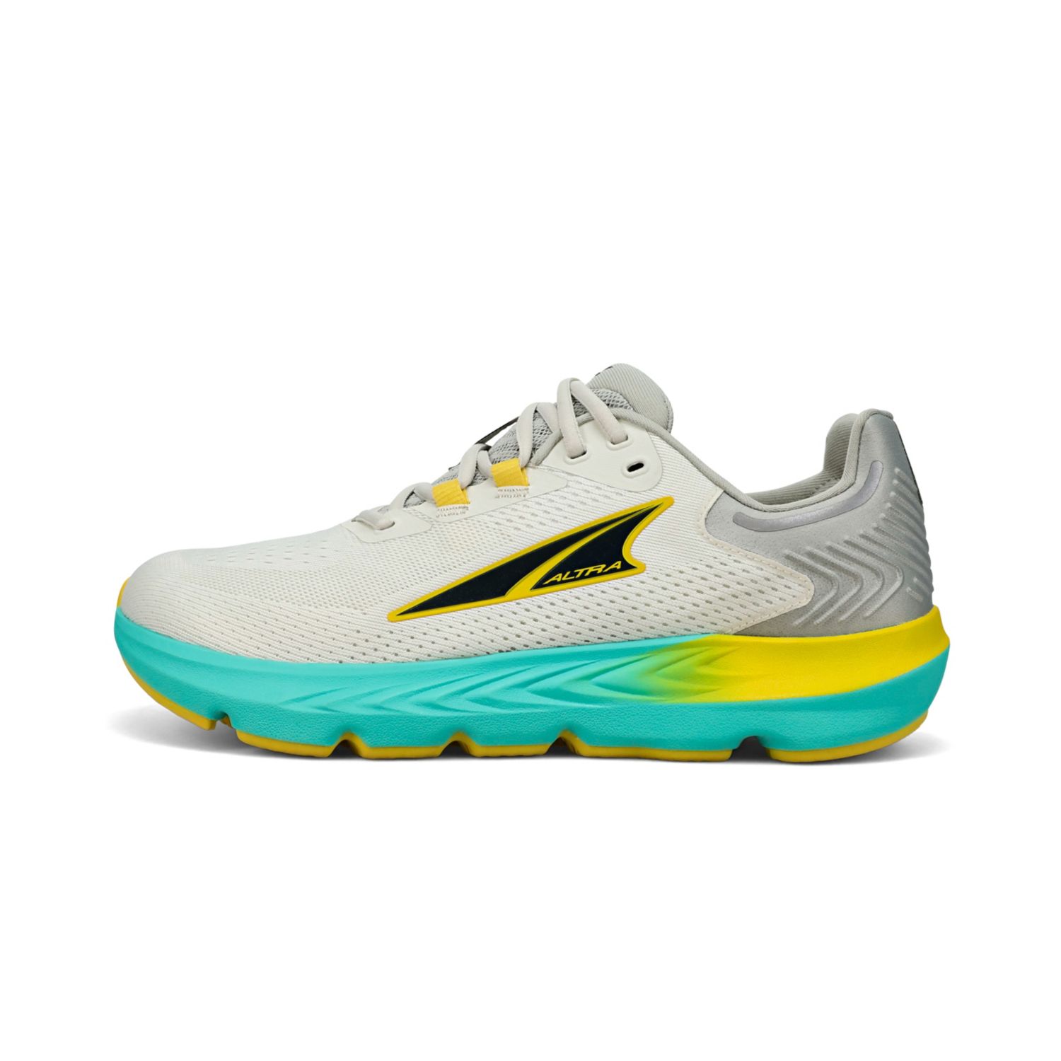 Grey / Yellow Altra Provision 7 Men's Road Running Shoes | Australia-69245379