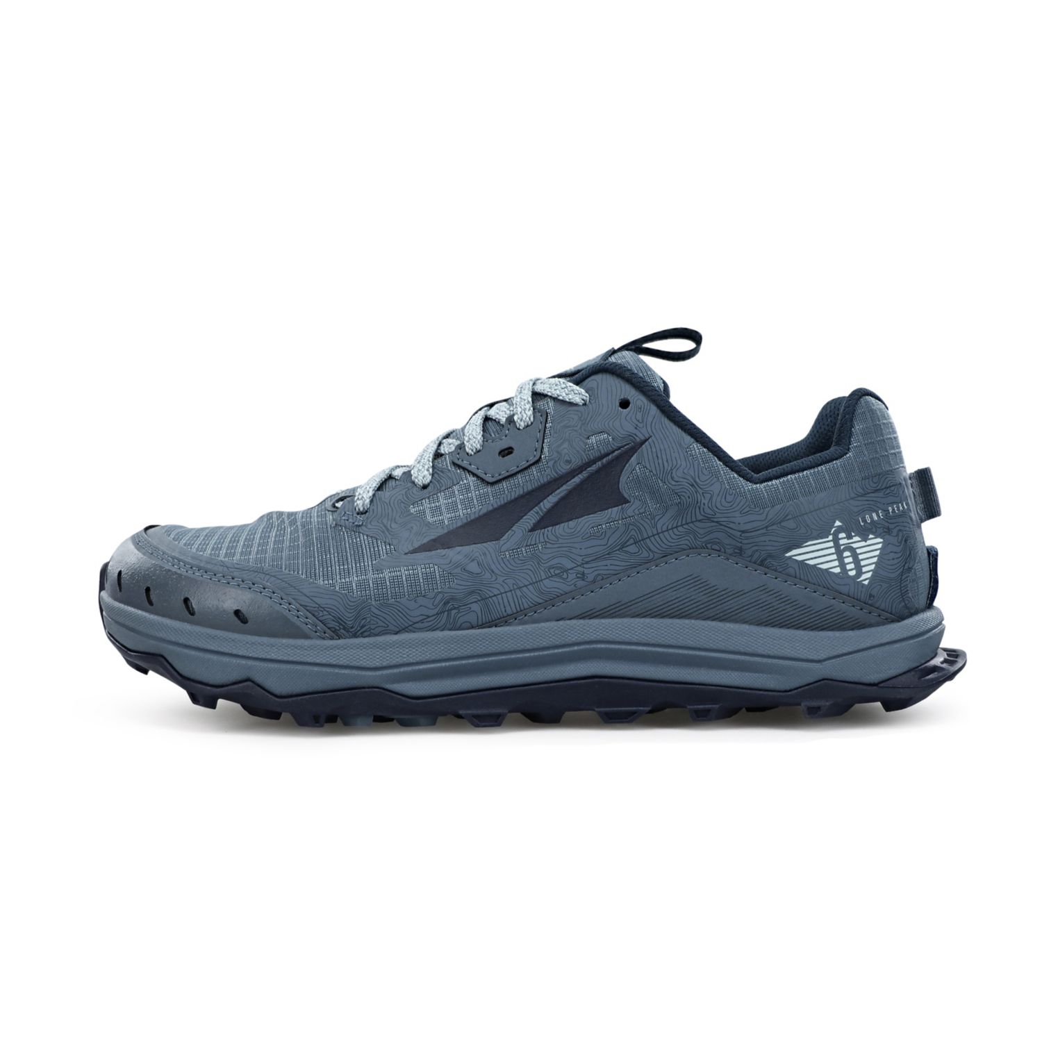 Navy / Light Blue Altra Lone Peak 6 Women's Trail Running Shoes | Australia-01234799