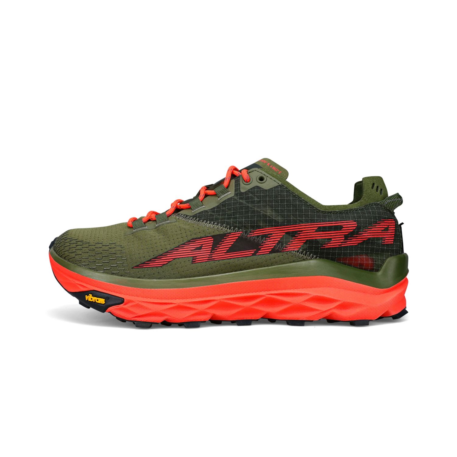 Olive Altra Mont Blanc Men's Trail Running Shoes | Australia-31750469