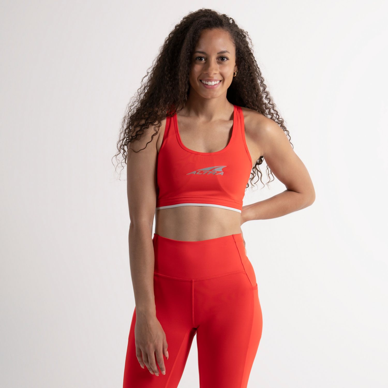 Red Altra Core Women's Sports Bra | Australia-98127069