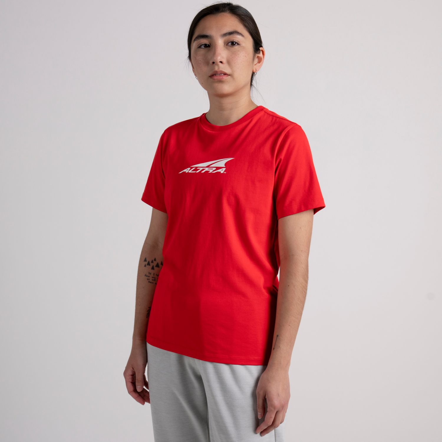 Red Altra Everyday Recycled Women's T Shirts | Australia-98034269