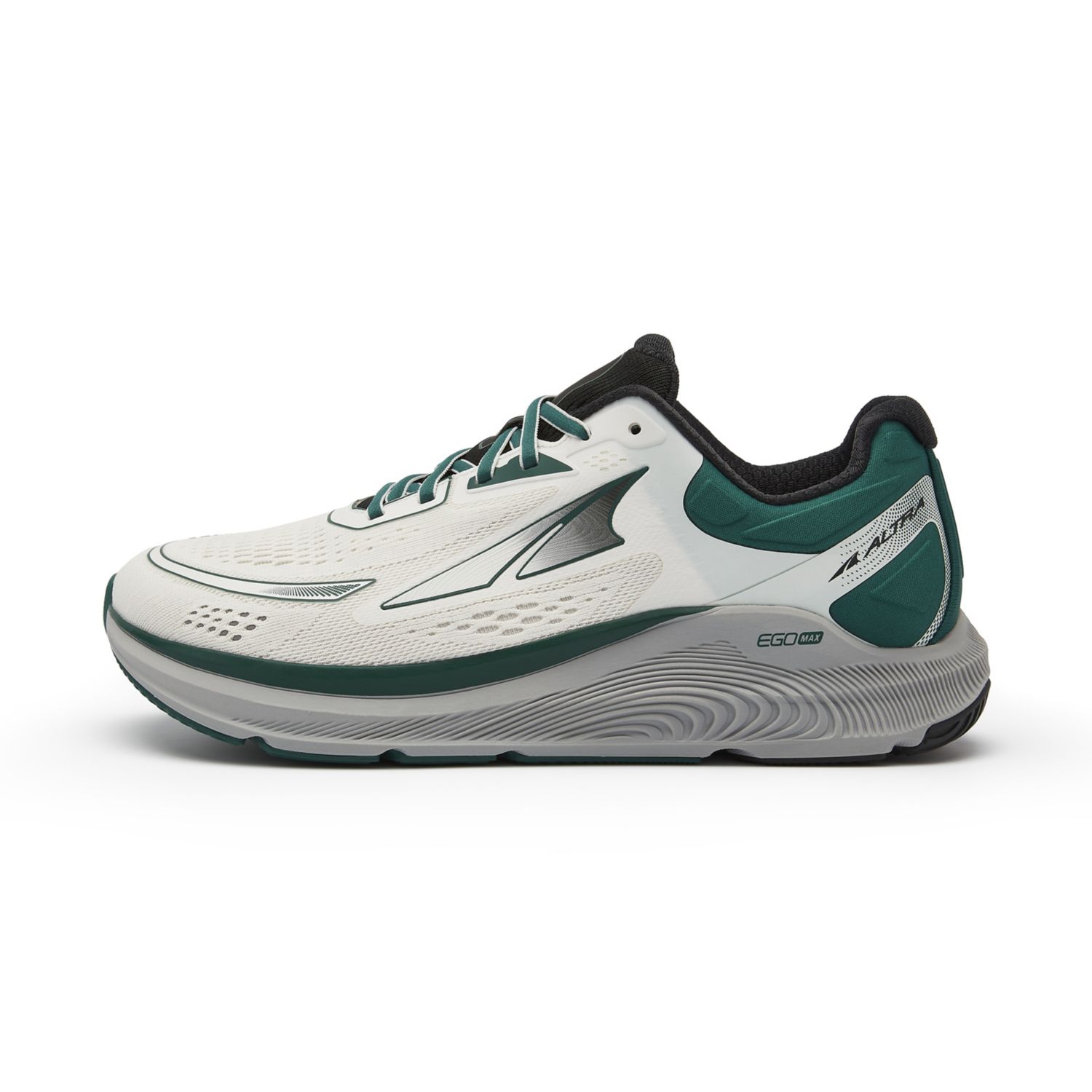 White / Green Altra Paradigm 6 Men's Road Running Shoes | Australia-14865329