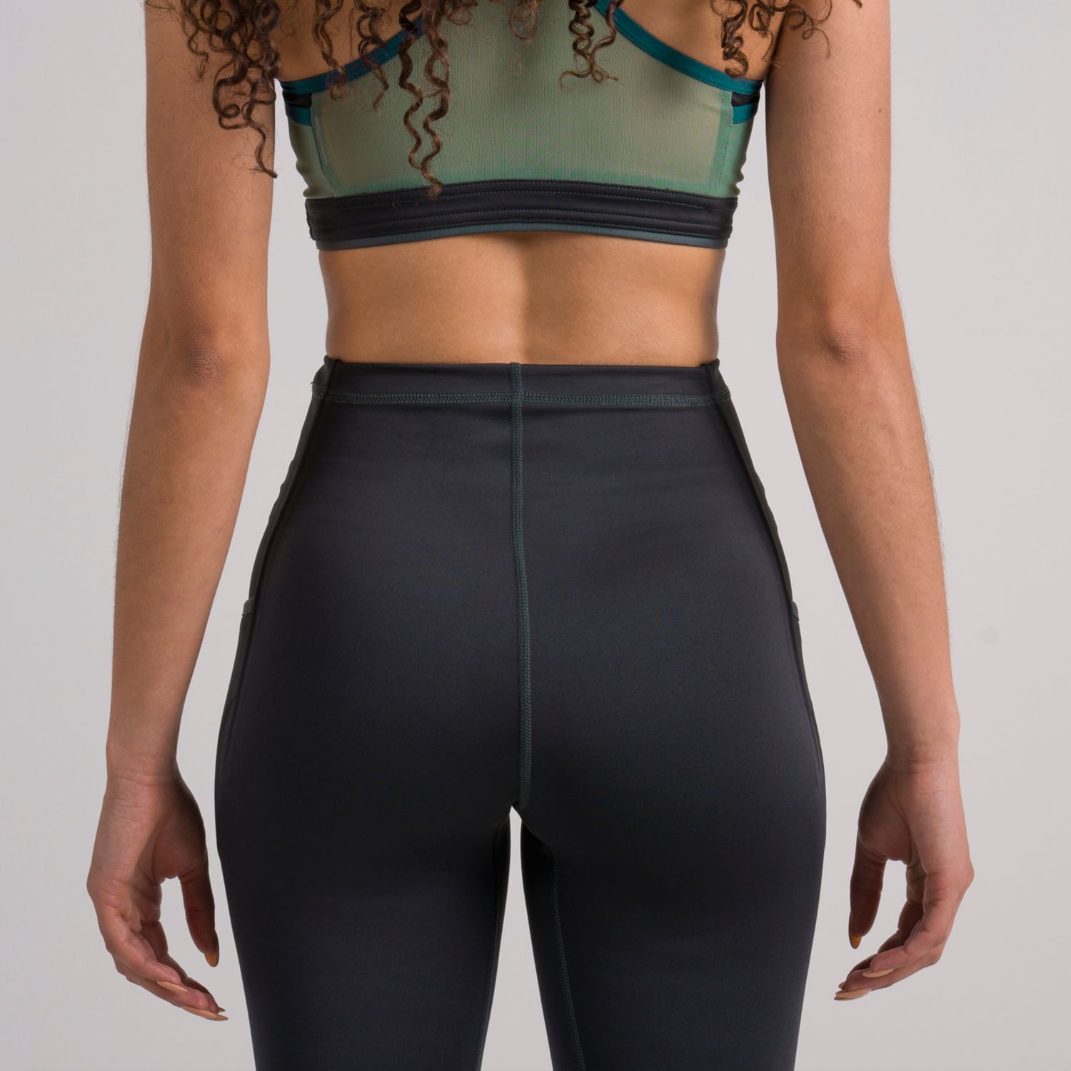 Black Altra Core Crop Women's Running Tights | Australia-59648219