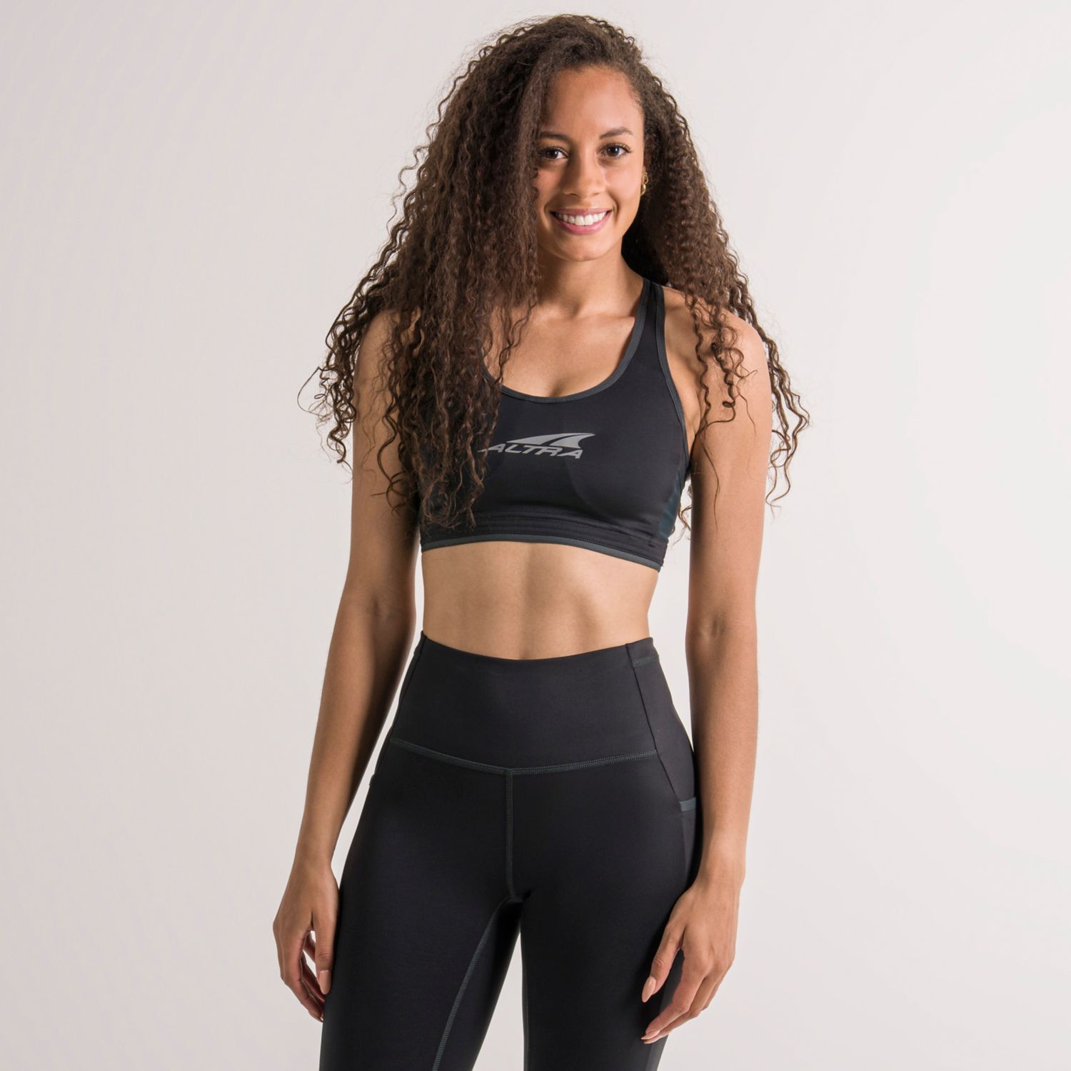 Black Altra Core Women\'s Sports Bra | Australia-62105349