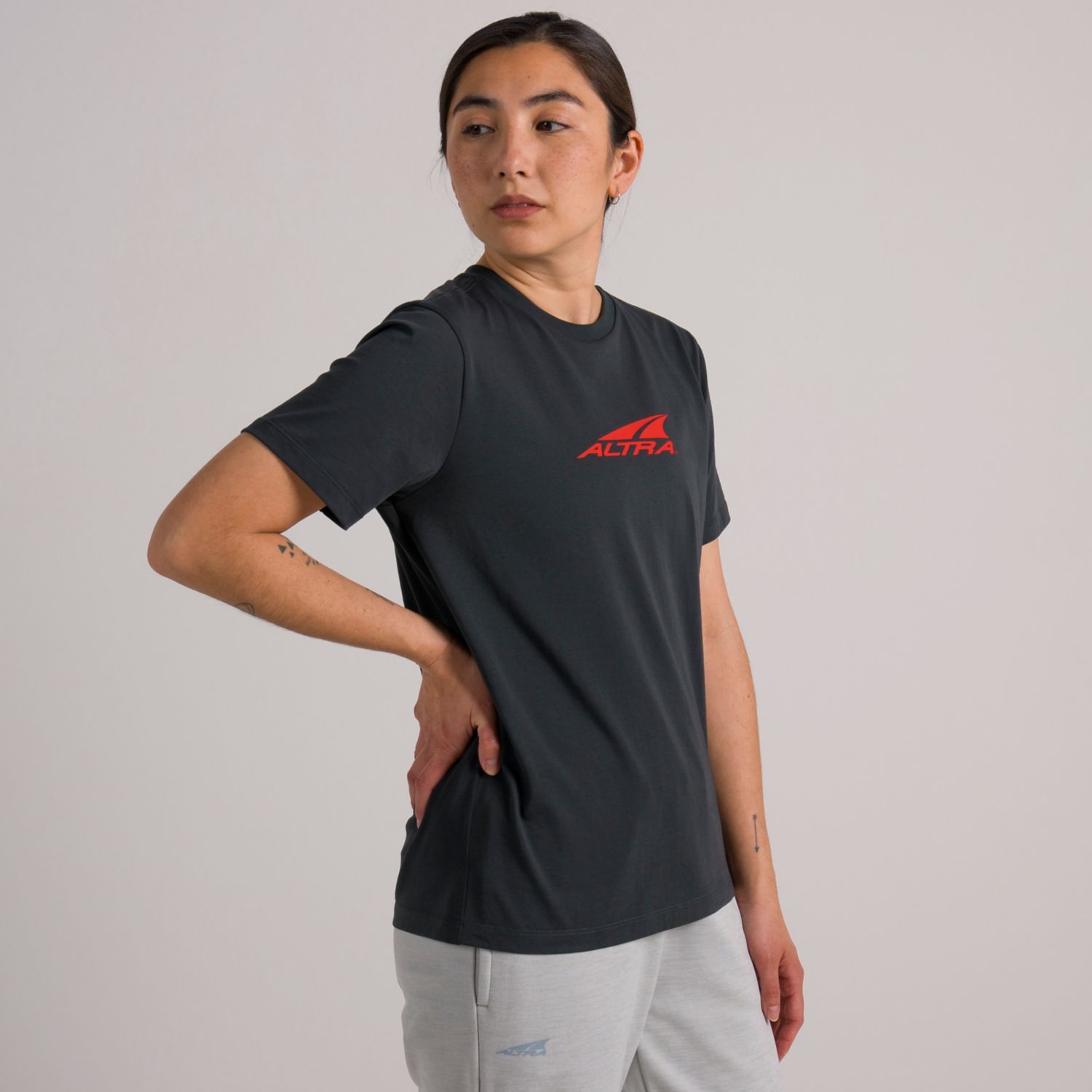 Black Altra Everyday Recycled Women's T Shirts | Australia-90217549