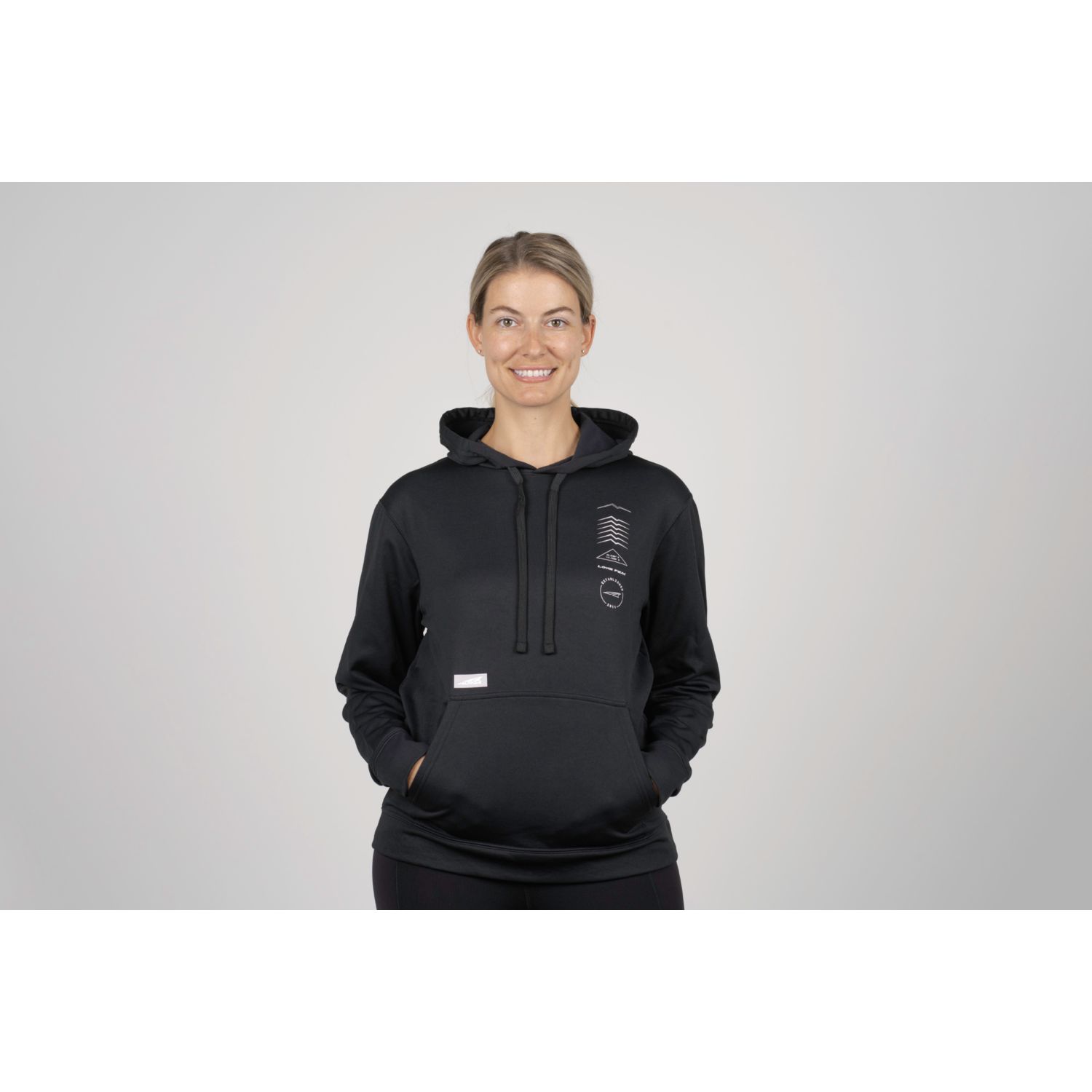 Black Altra Legend Men's Hoodie | Australia-27518949