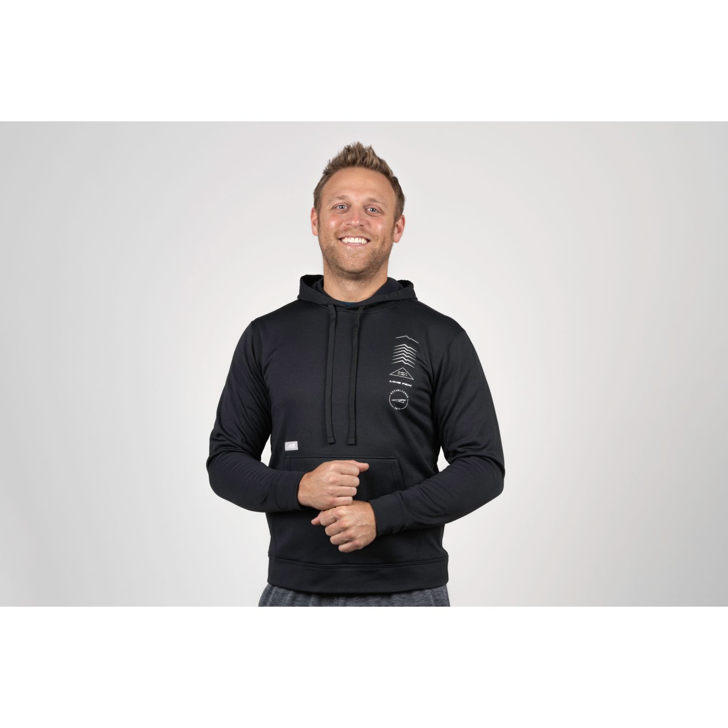 Black Altra Legend Men's Hoodie | Australia-27518949