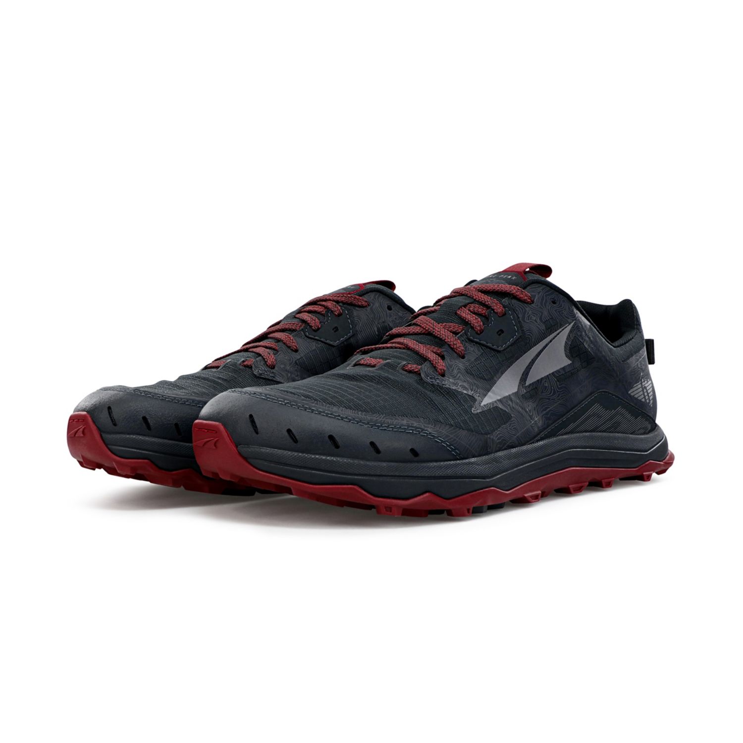 Black / Grey Altra Lone Peak 6 Men's Trail Running Shoes | Australia-96234019