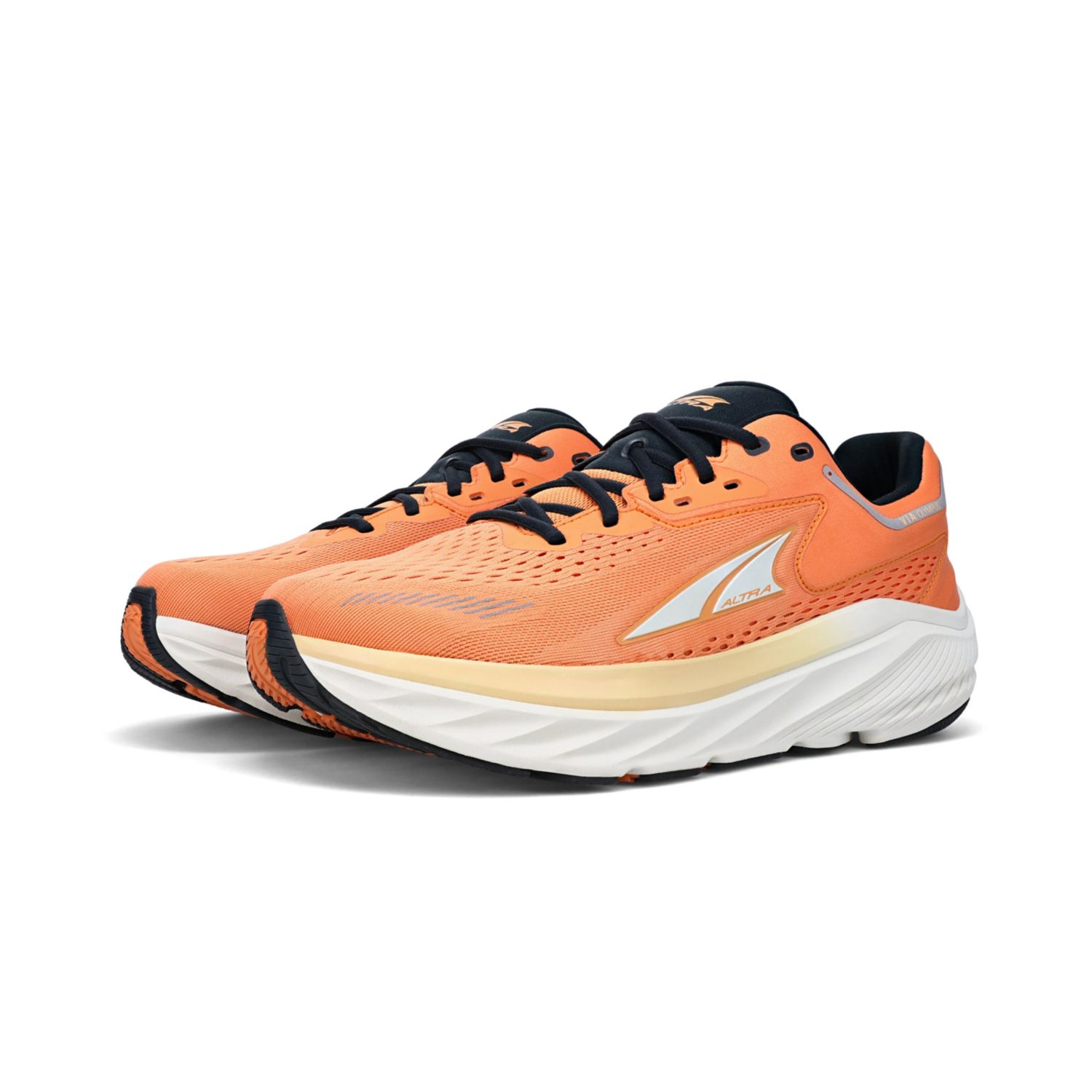 Black / Orange Altra Via Olympus Men's Walking Shoes | Australia-84392759