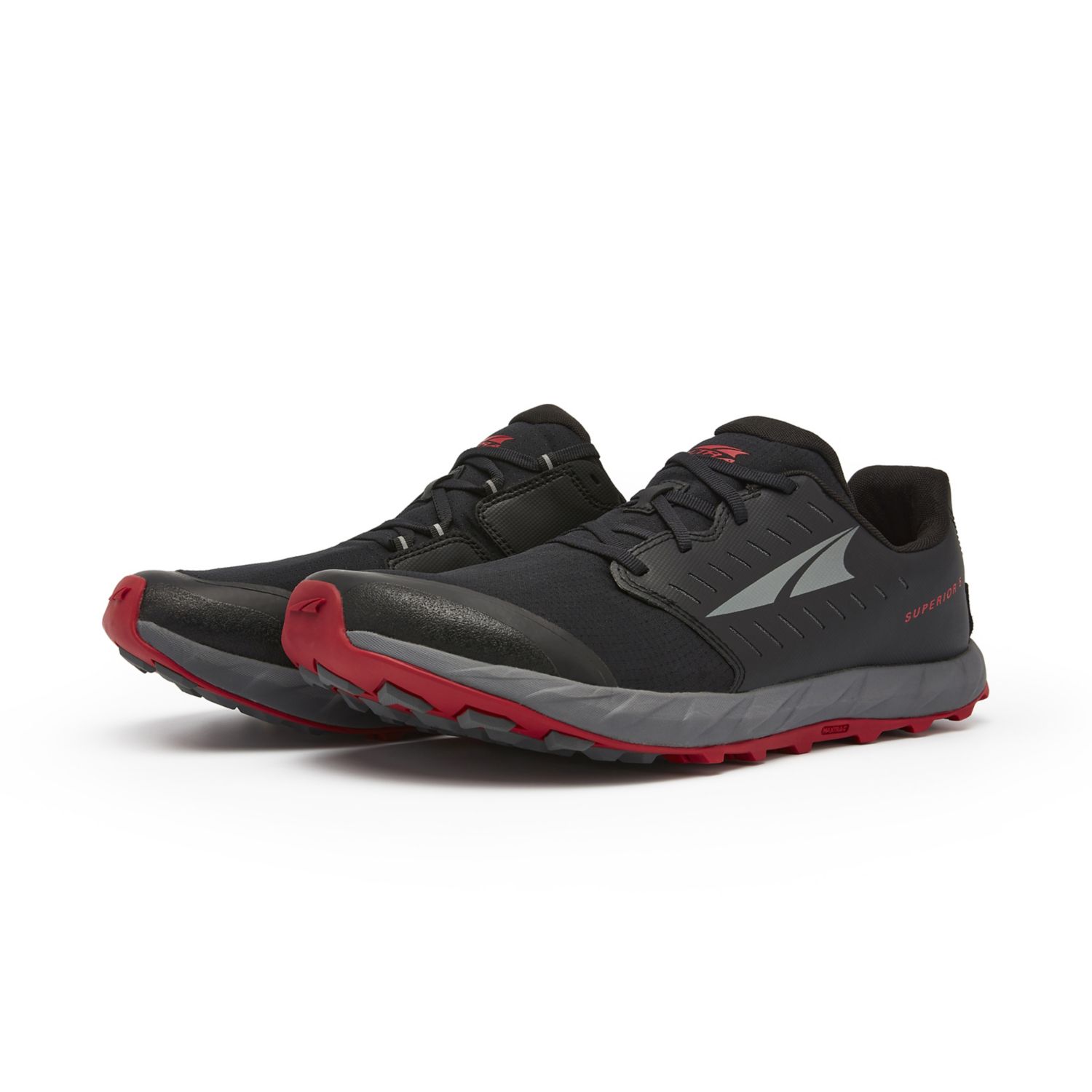 Black / Red Altra Superior 5 Men's Trail Running Shoes | Australia-46915219