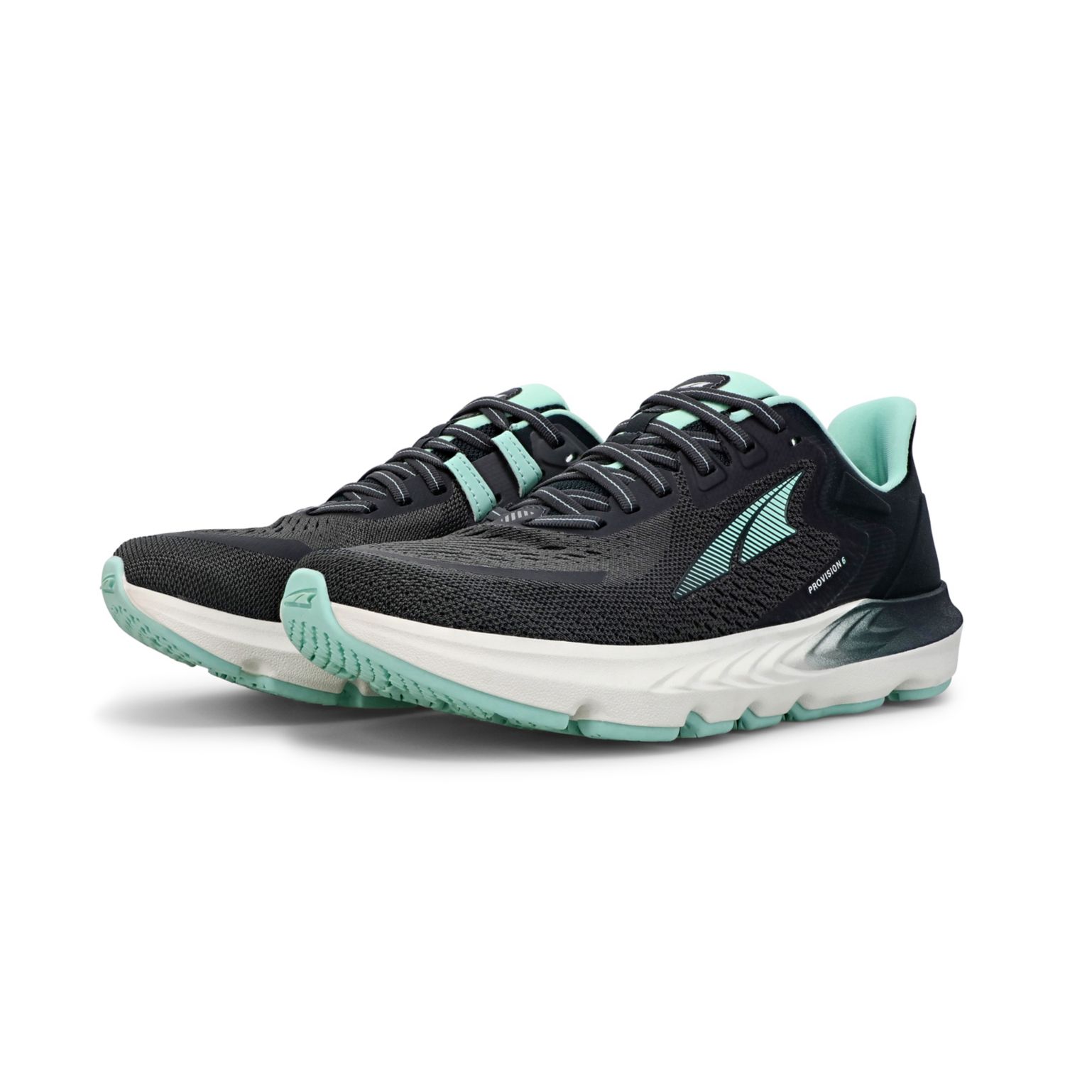 Black / Turquoise Altra Provision 6 Women's Road Running Shoes | Australia-13879249