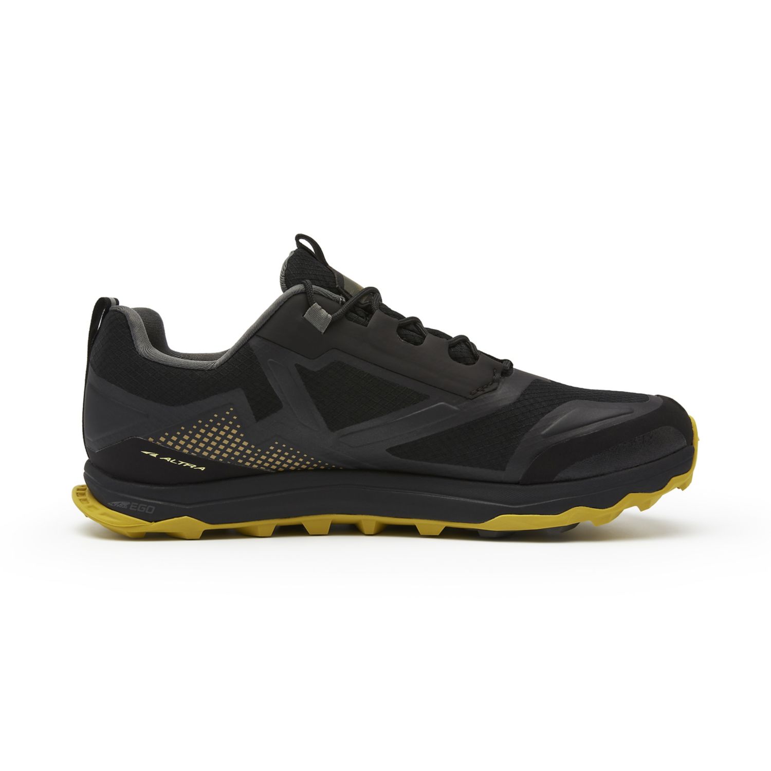 Black / Yellow Altra Lone Peak All-wthr Low Men's Trail Running Shoes | Australia-36147589