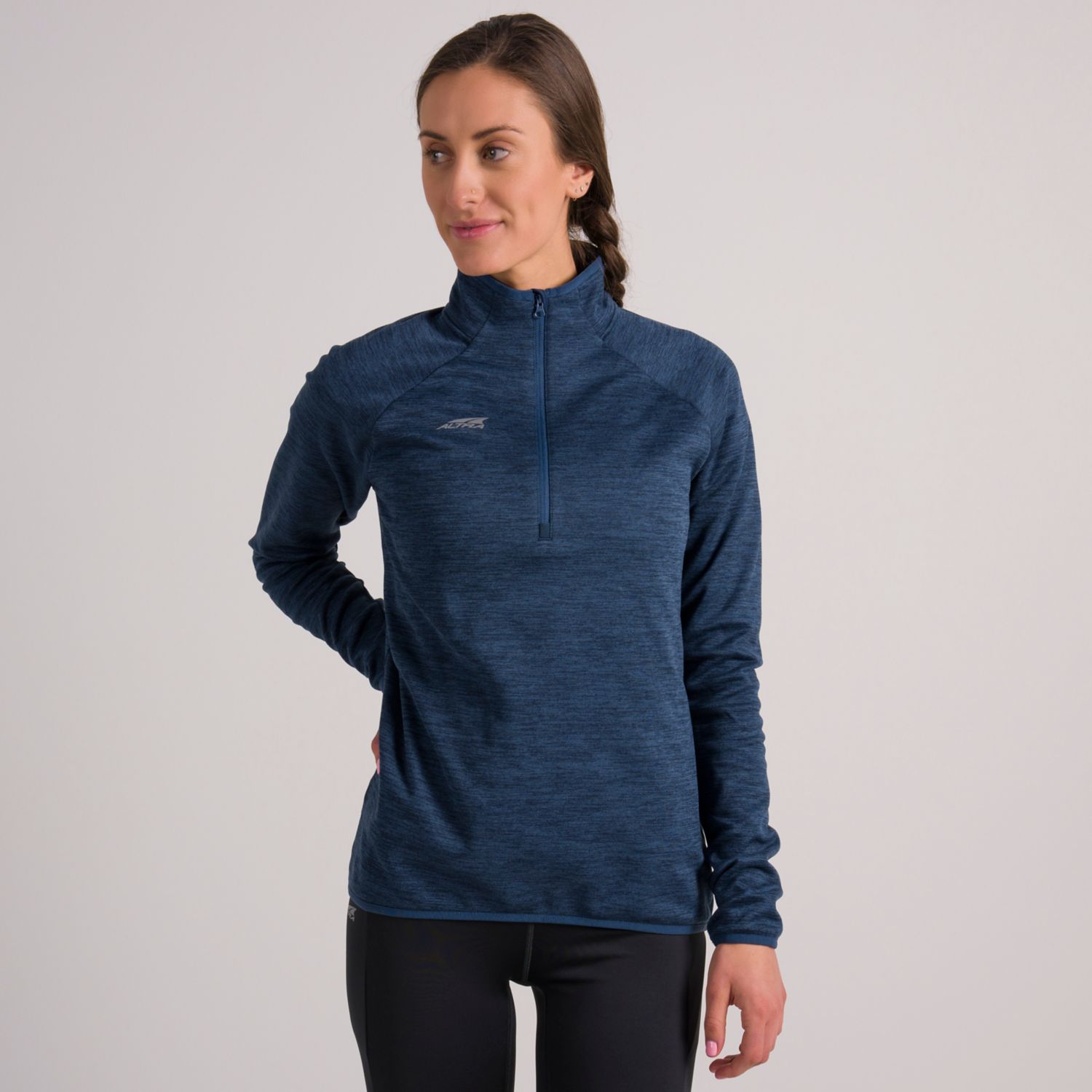 Blue Altra Core 1/2 Zip Women\'s Pullover | Australia-67139529