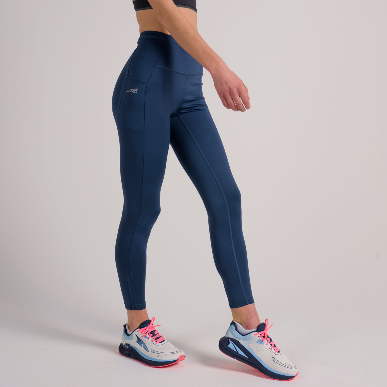 Blue Altra Core Crop Women's Running Tights | Australia-94152379