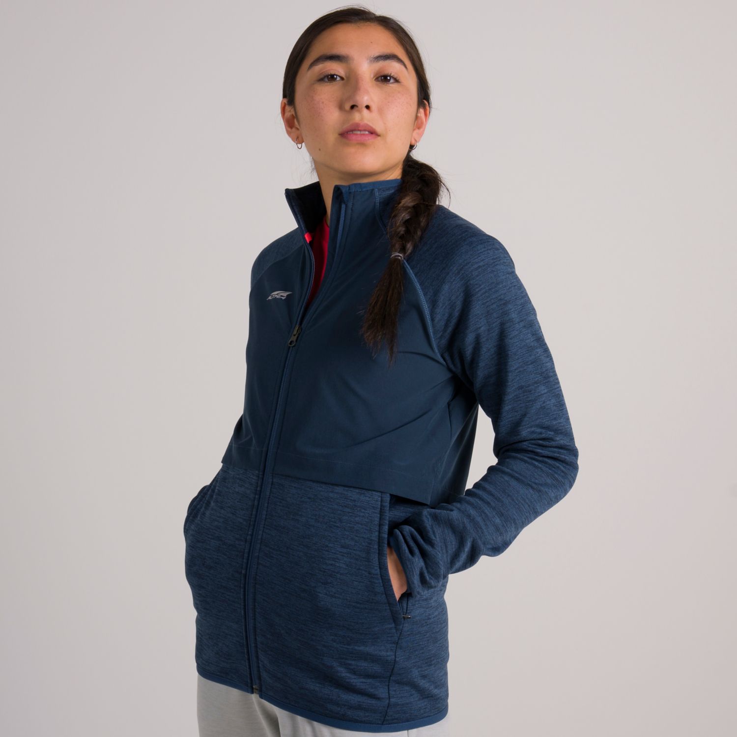 Blue Altra Everyday Hybrid Women's Running Jackets | Australia-46570899