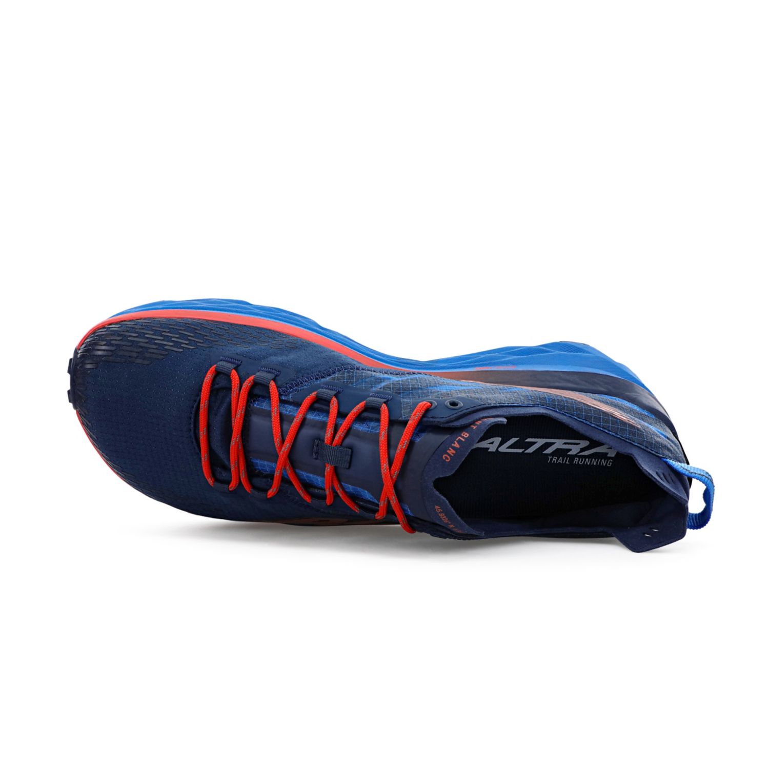 Blue / Red Altra Mont Blanc Men's Trail Running Shoes | Australia-10596239