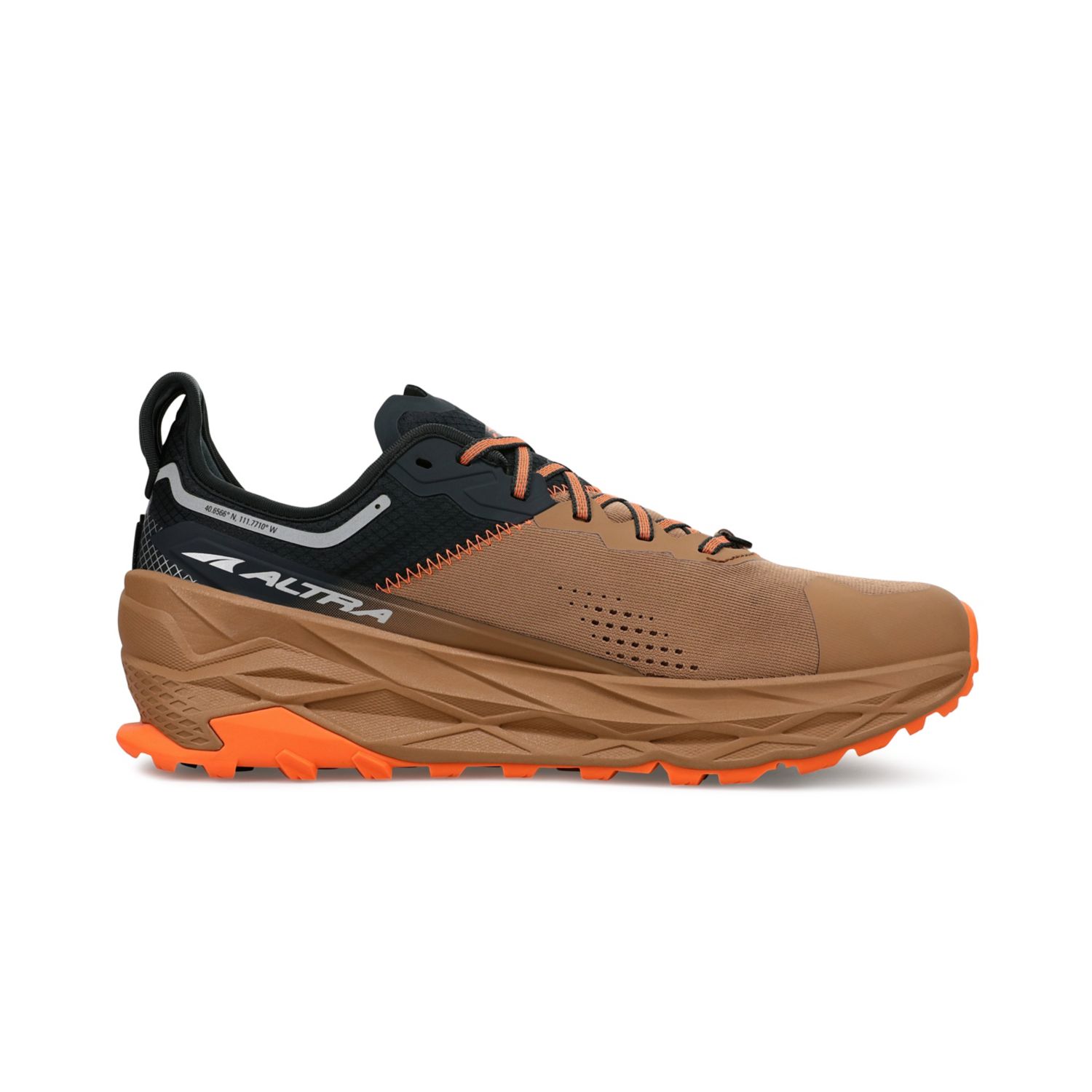 Brown Altra Olympus 5 Men's Trail Running Shoes | Australia-69254319