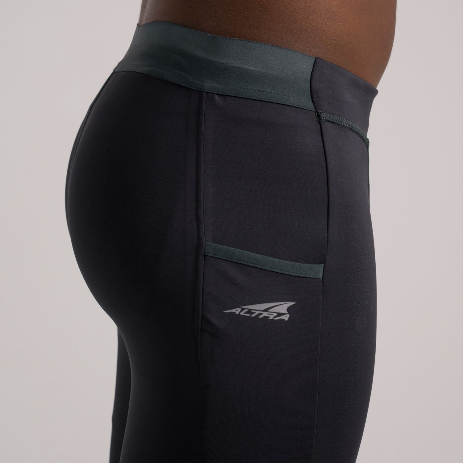 Dark Green Altra Core Men's Running Tights | Australia-47638509