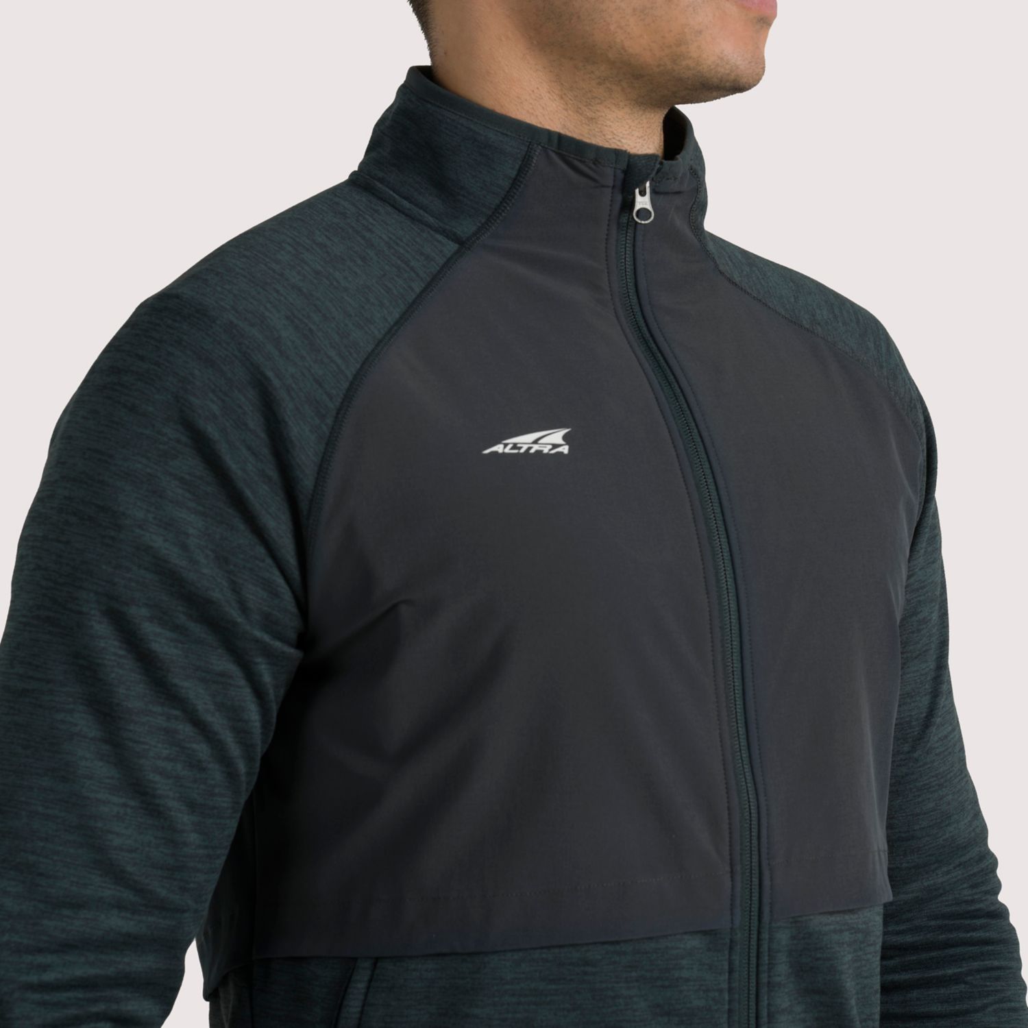 Dark Green Altra Everyday Hybrid Men's Running Jackets | Australia-15867939