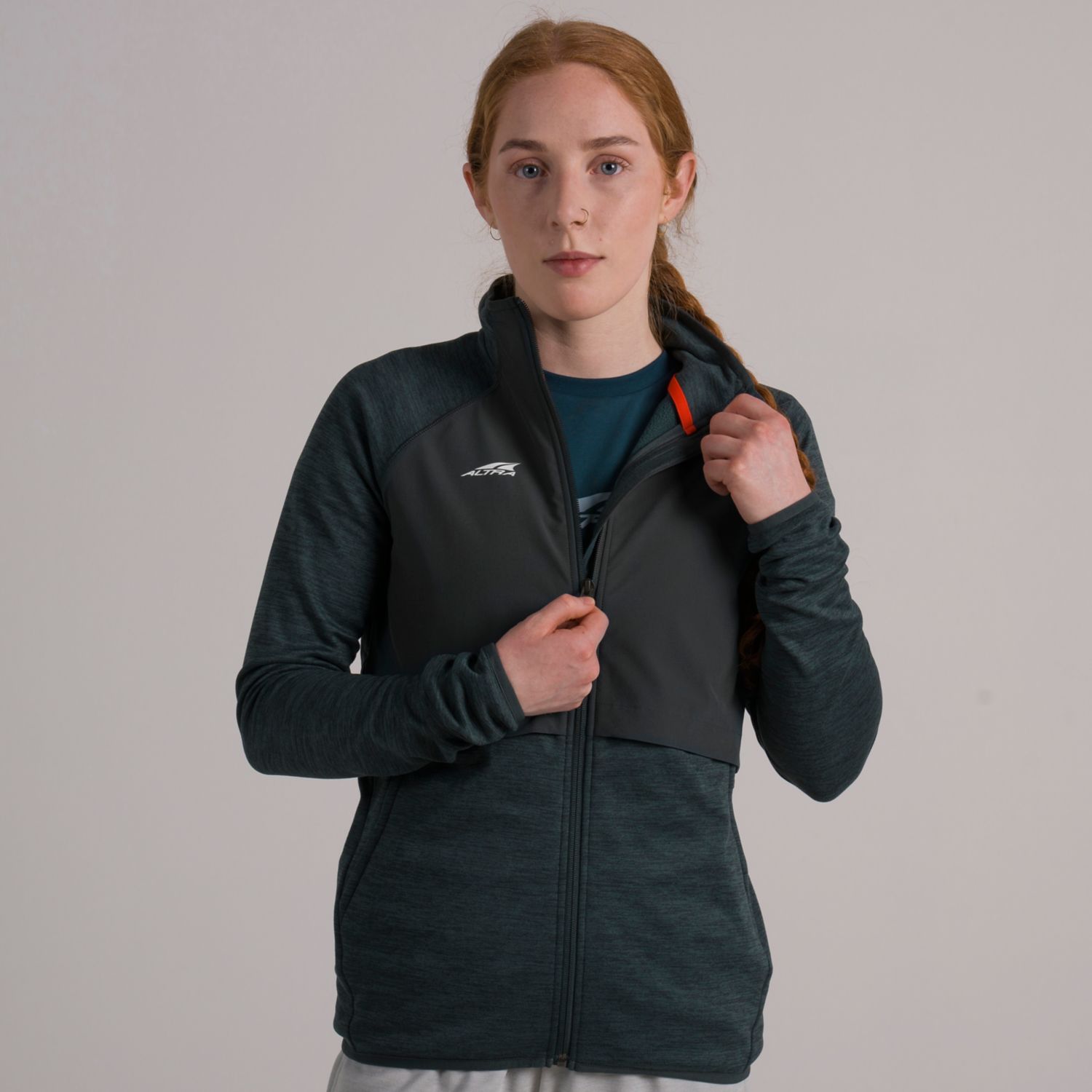 Dark Green Altra Everyday Hybrid Women's Running Jackets | Australia-51709839