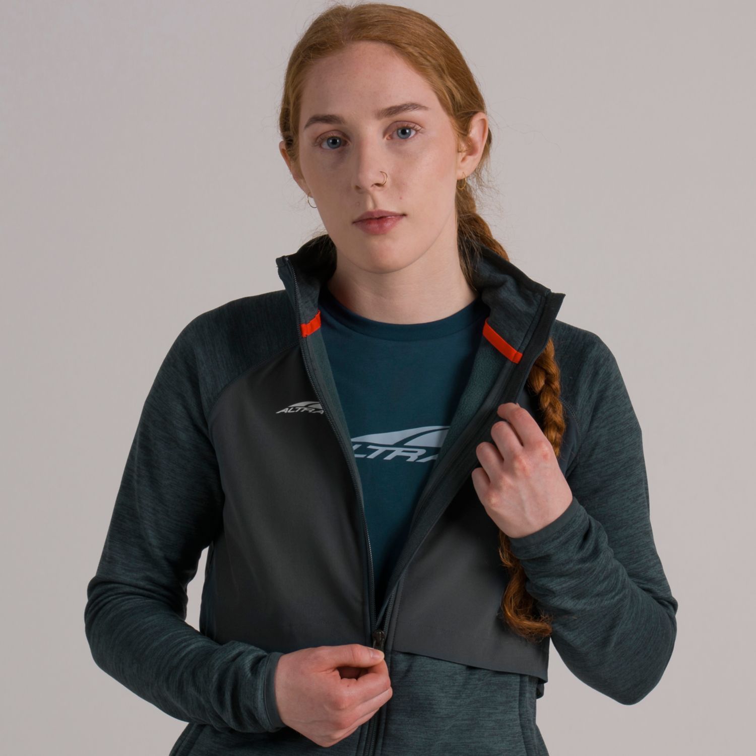 Dark Green Altra Everyday Hybrid Women's Running Jackets | Australia-51709839