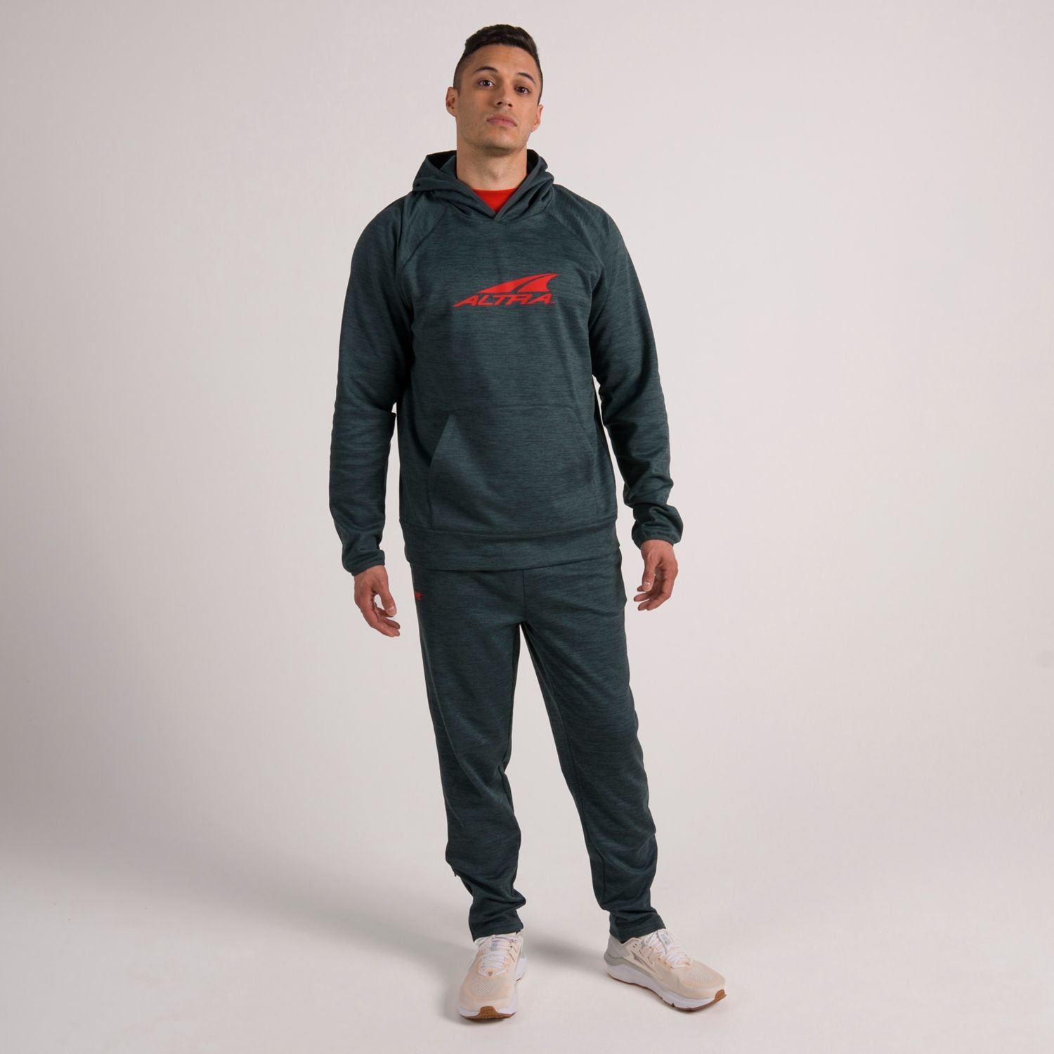 Dark Green Altra Everyday Men's Hoodie | Australia-01423769