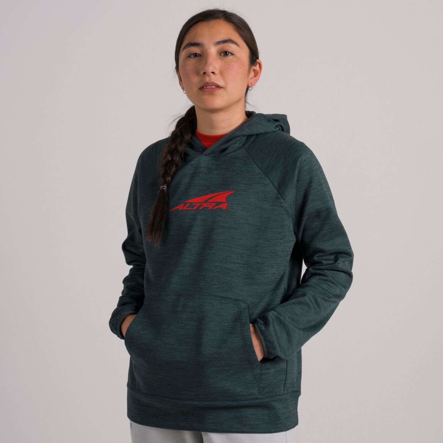 Dark Green Altra Everyday Women's Hoodie | Australia-57893149