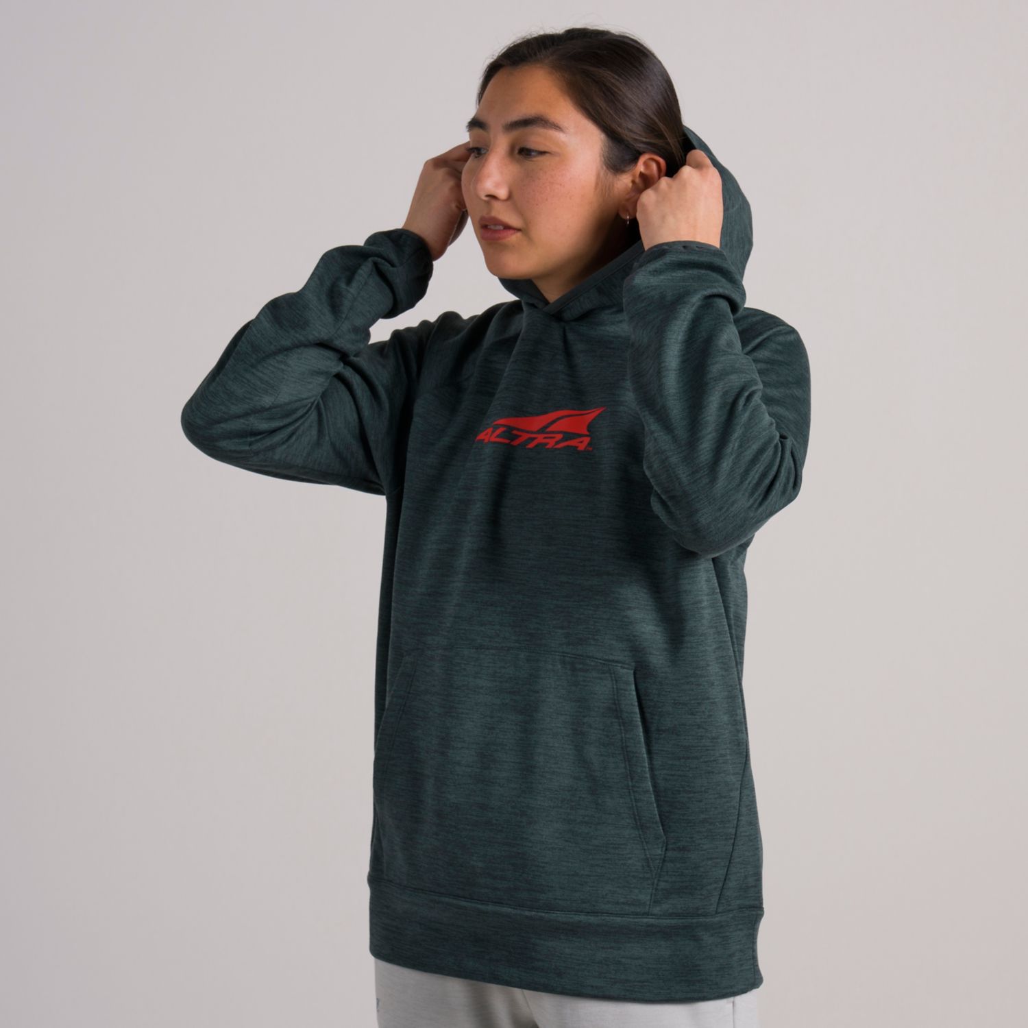 Dark Green Altra Everyday Women's Hoodie | Australia-57893149