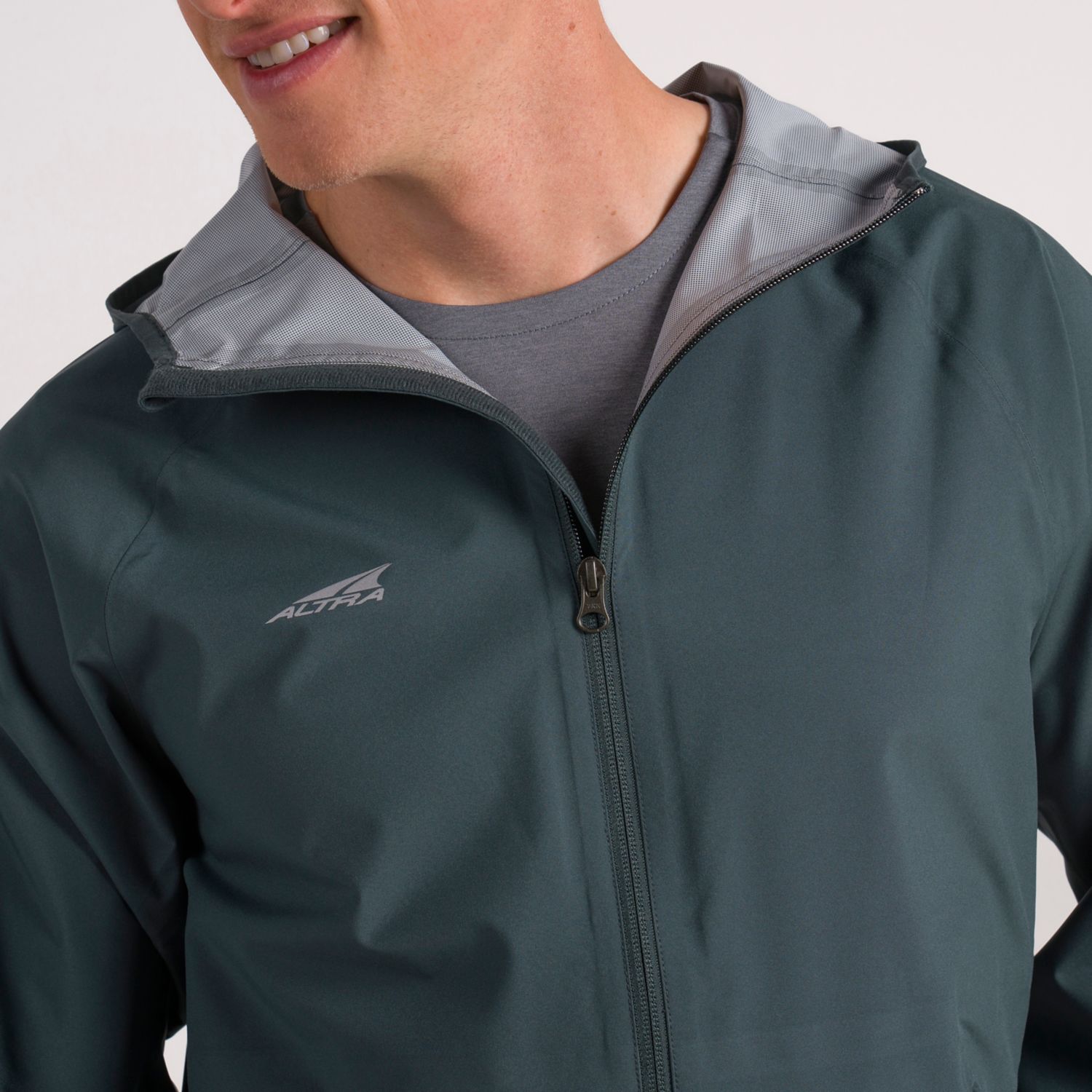 Dark Green Altra Waterproof Men's Running Jackets | Australia-61534909