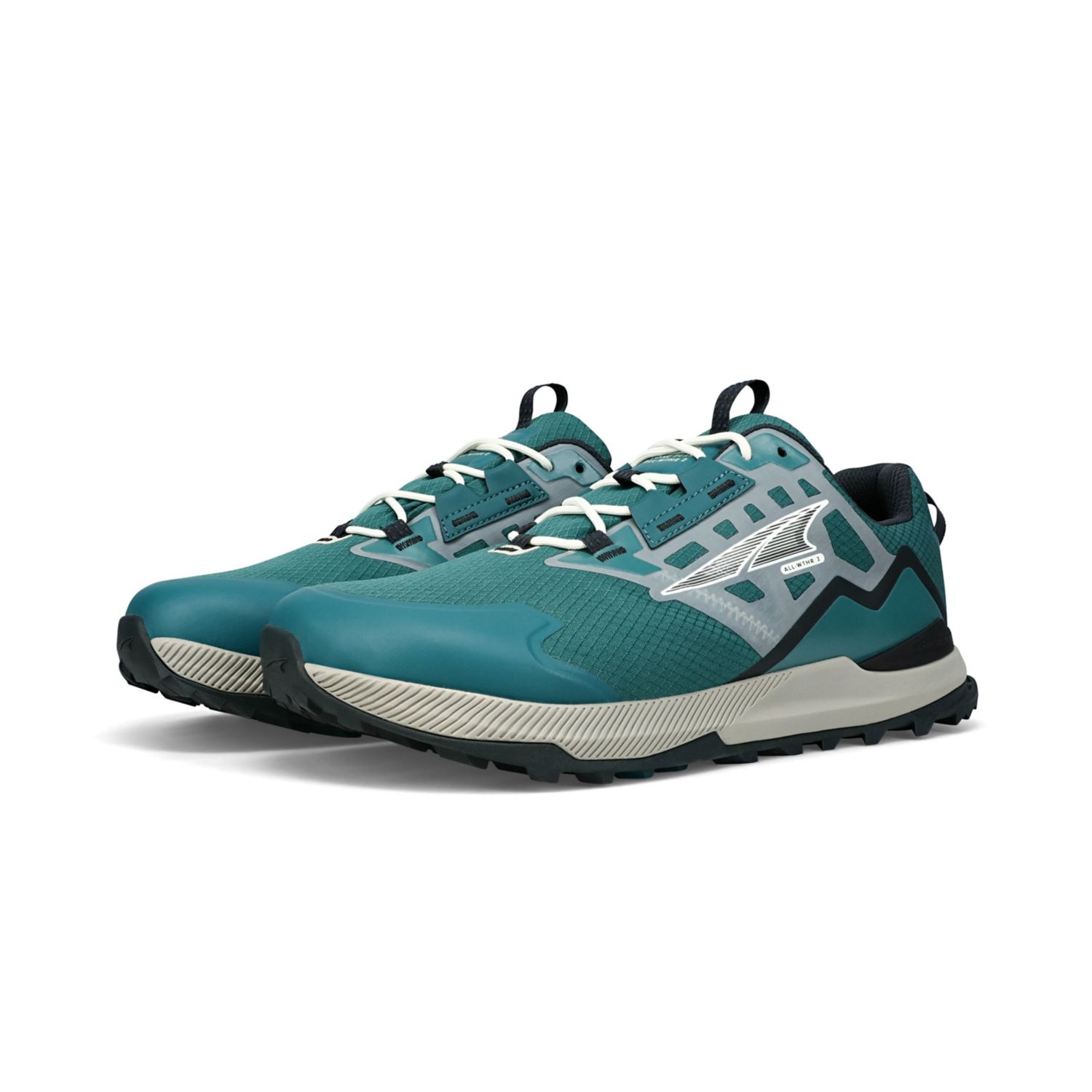 Deep Turquoise Altra Lone Peak All-wthr Low 2 Men's Hiking Shoes | Australia-91530829