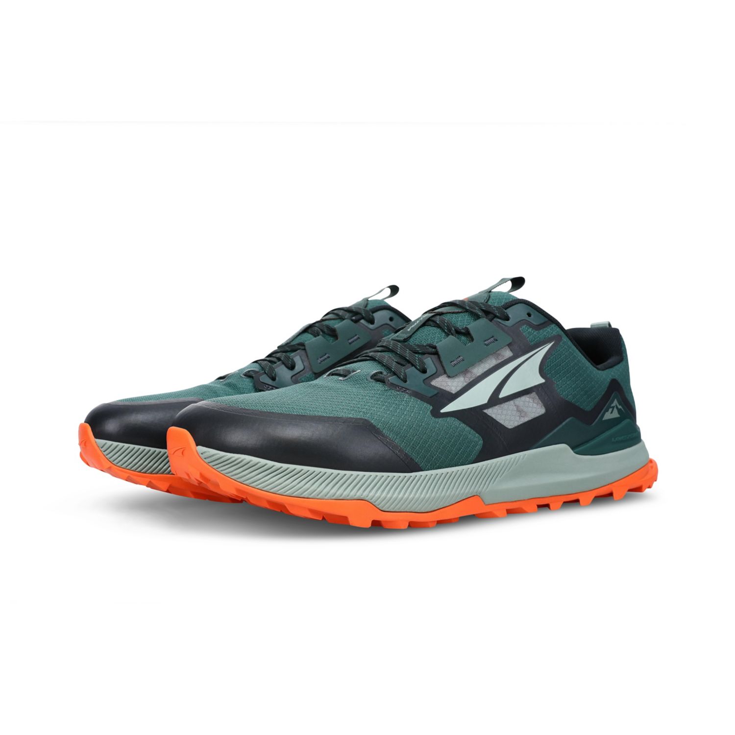 Green / Black / Orange Altra Lone Peak 7 Men's Trail Running Shoes | Australia-24768539