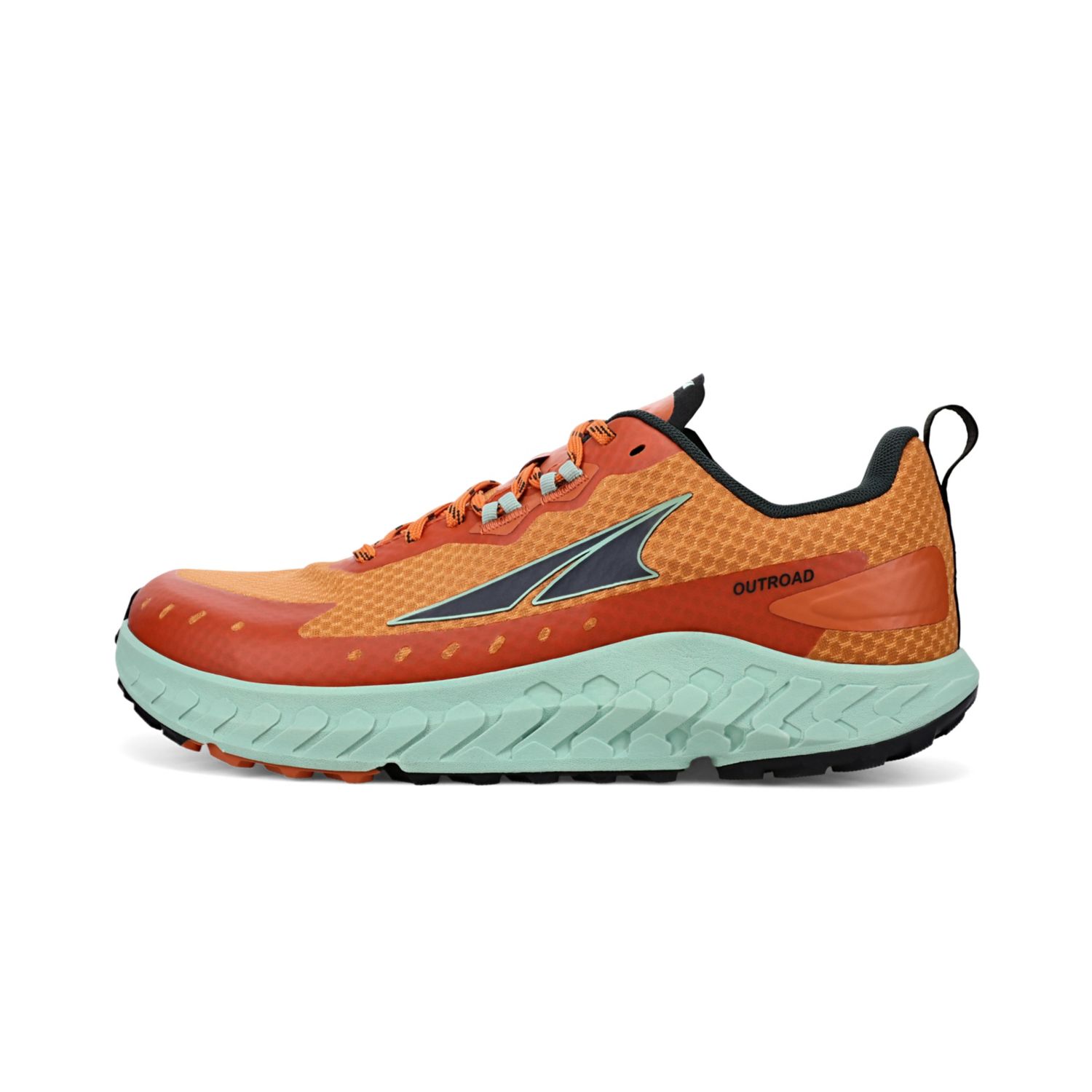 Green / Orange Altra Outroad Men\'s Road Running Shoes | Australia-38160279