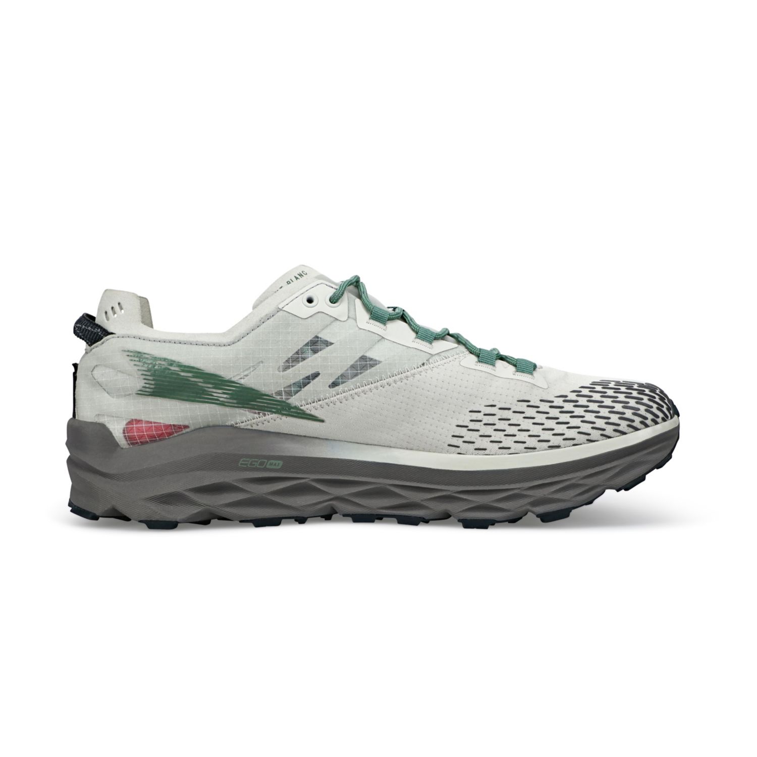 Grey / Green Altra Mont Blanc Men's Trail Running Shoes | Australia-47985369