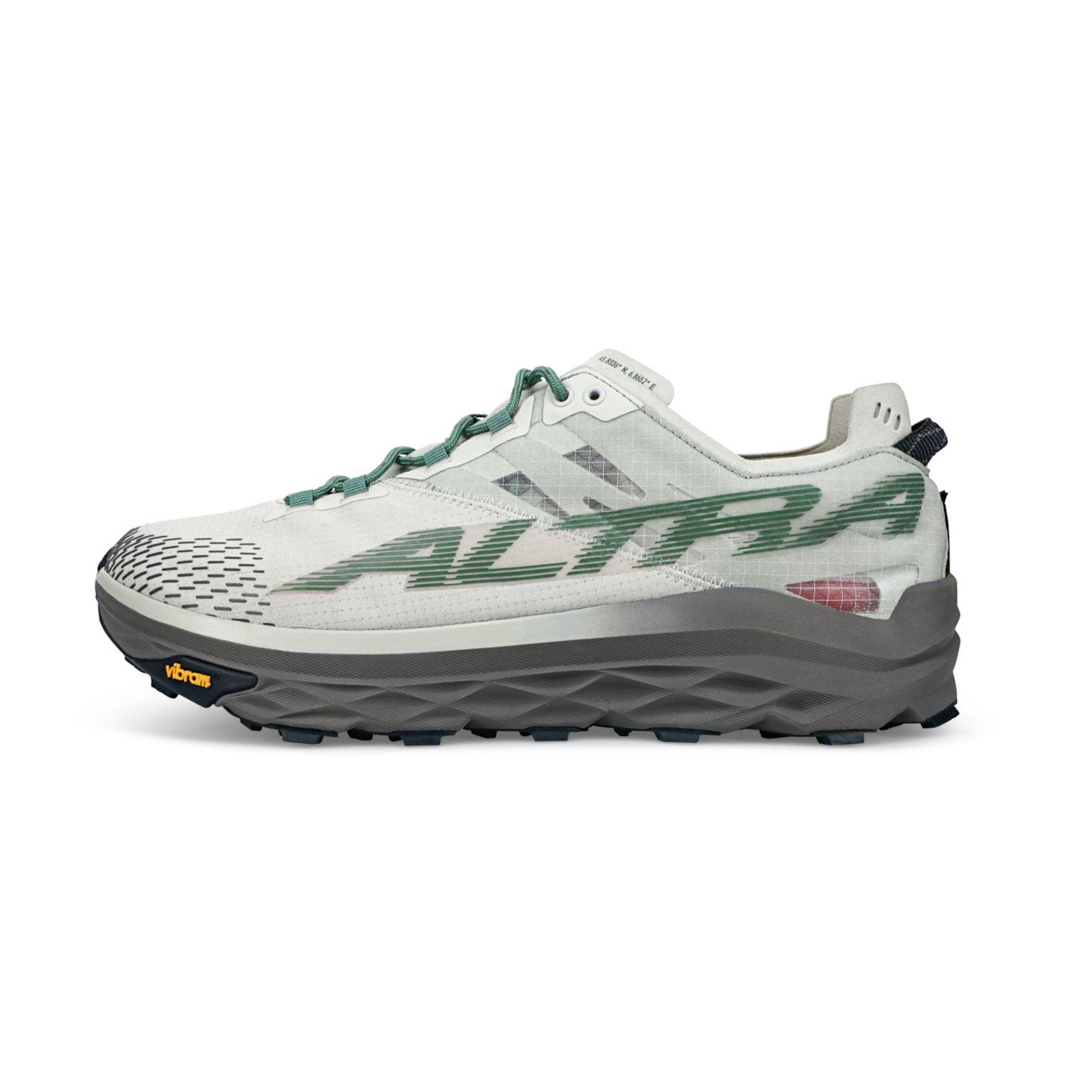 Grey / Green Altra Mont Blanc Men\'s Trail Running Shoes | Australia-47985369