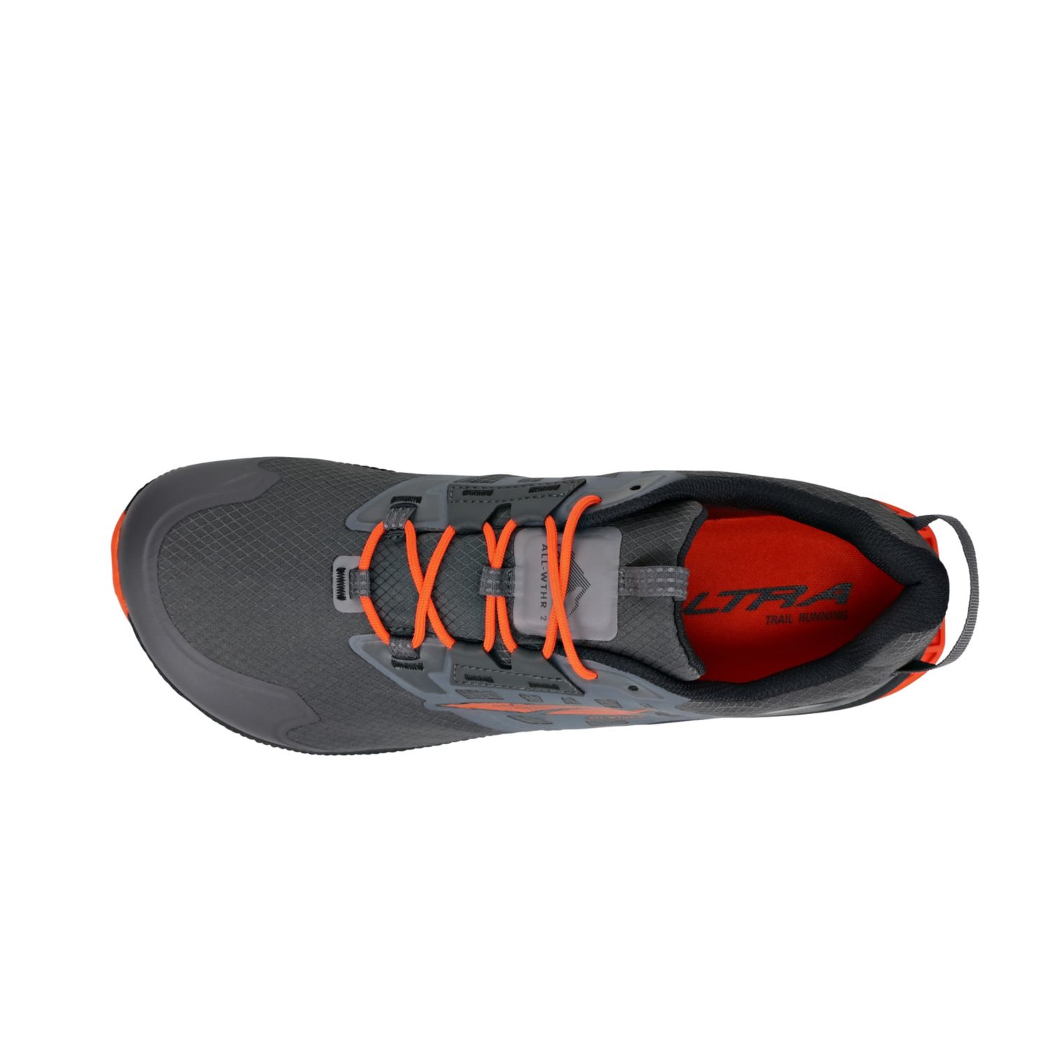 Grey / Orange Altra Lone Peak All-wthr Low 2 Men's Hiking Shoes | Australia-06597439