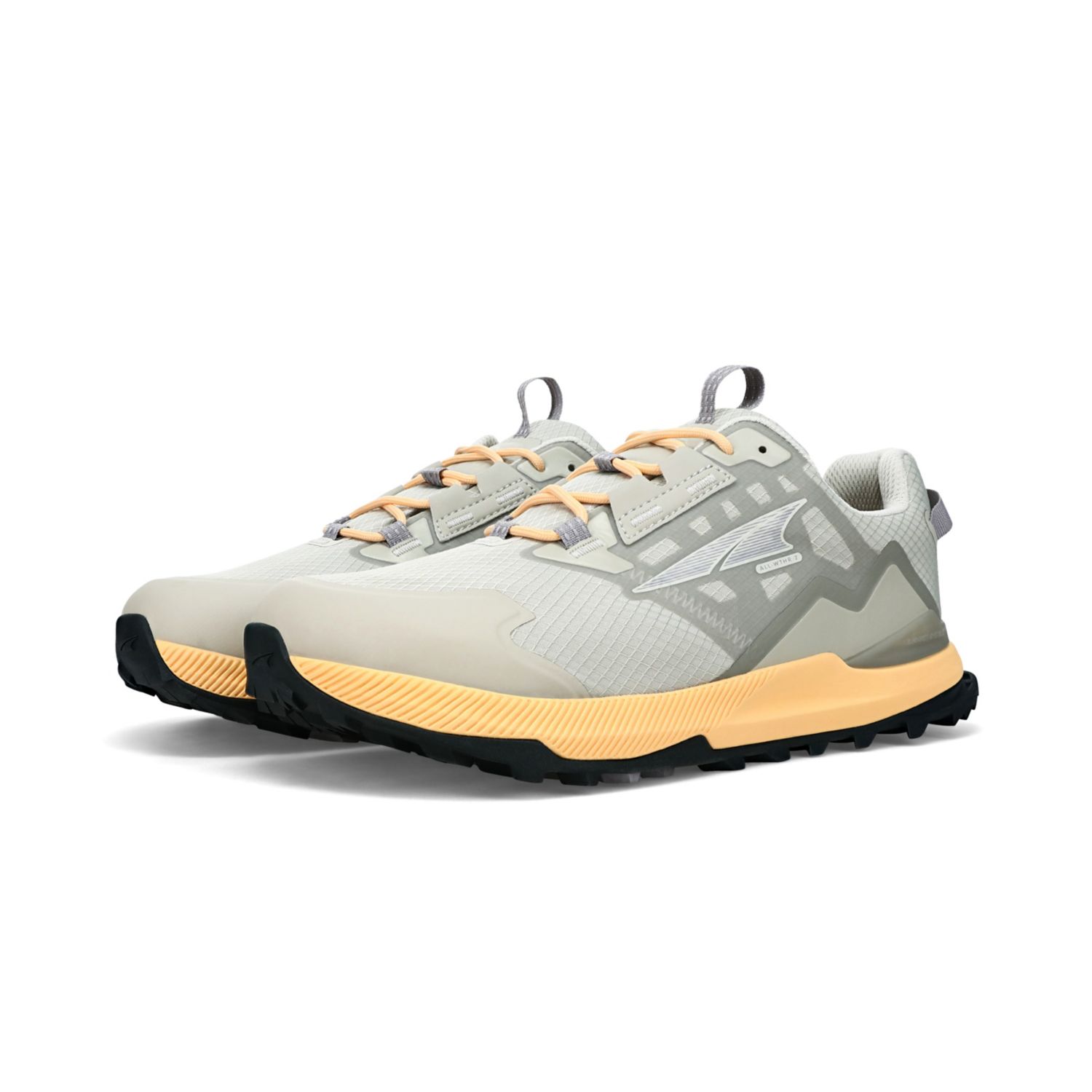 Grey / Orange Altra Lone Peak All-wthr Low 2 Women's Hiking Shoes | Australia-59672849