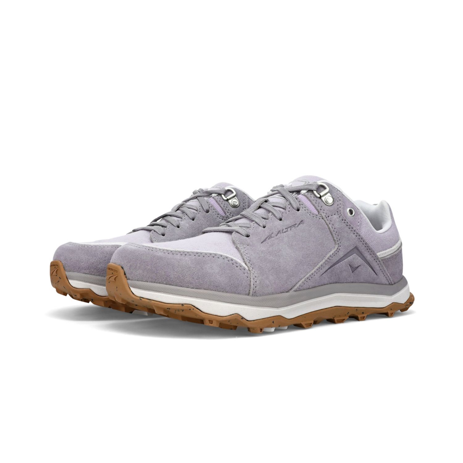 Grey / Purple Altra Lp Alpine Women's Hiking Shoes | Australia-53782469