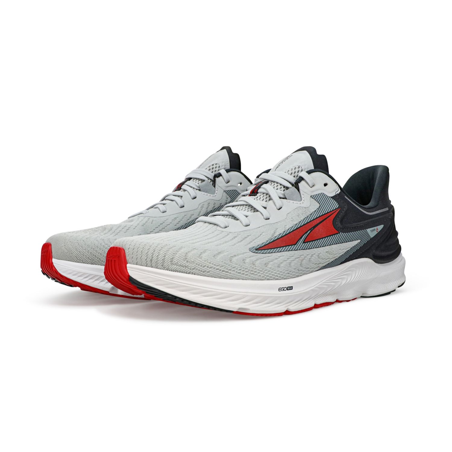 Grey / Red Altra Torin 6 Men's Road Running Shoes | Australia-46915209