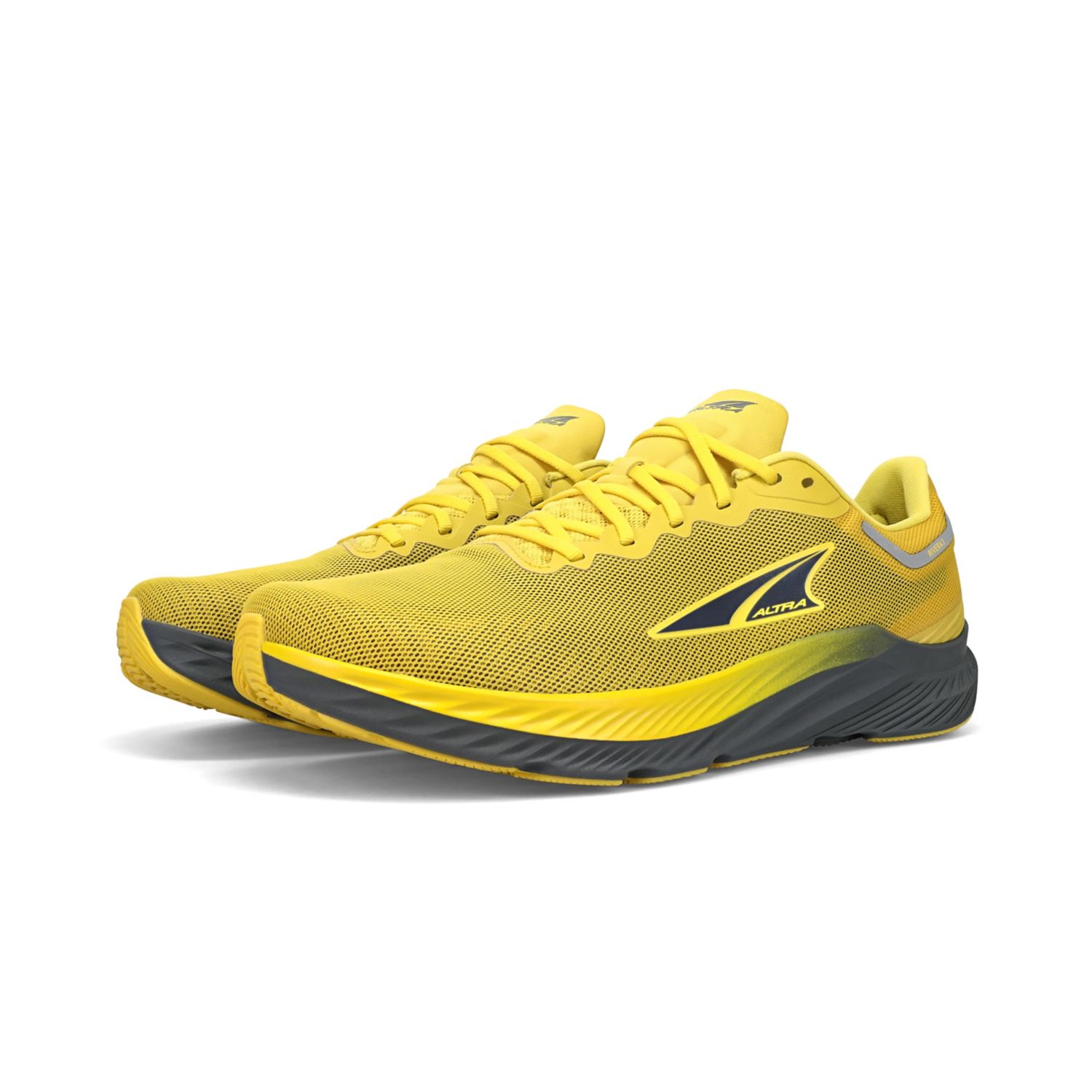 Grey / Yellow Altra Rivera 3 Men's Sneakers | Australia-90728149