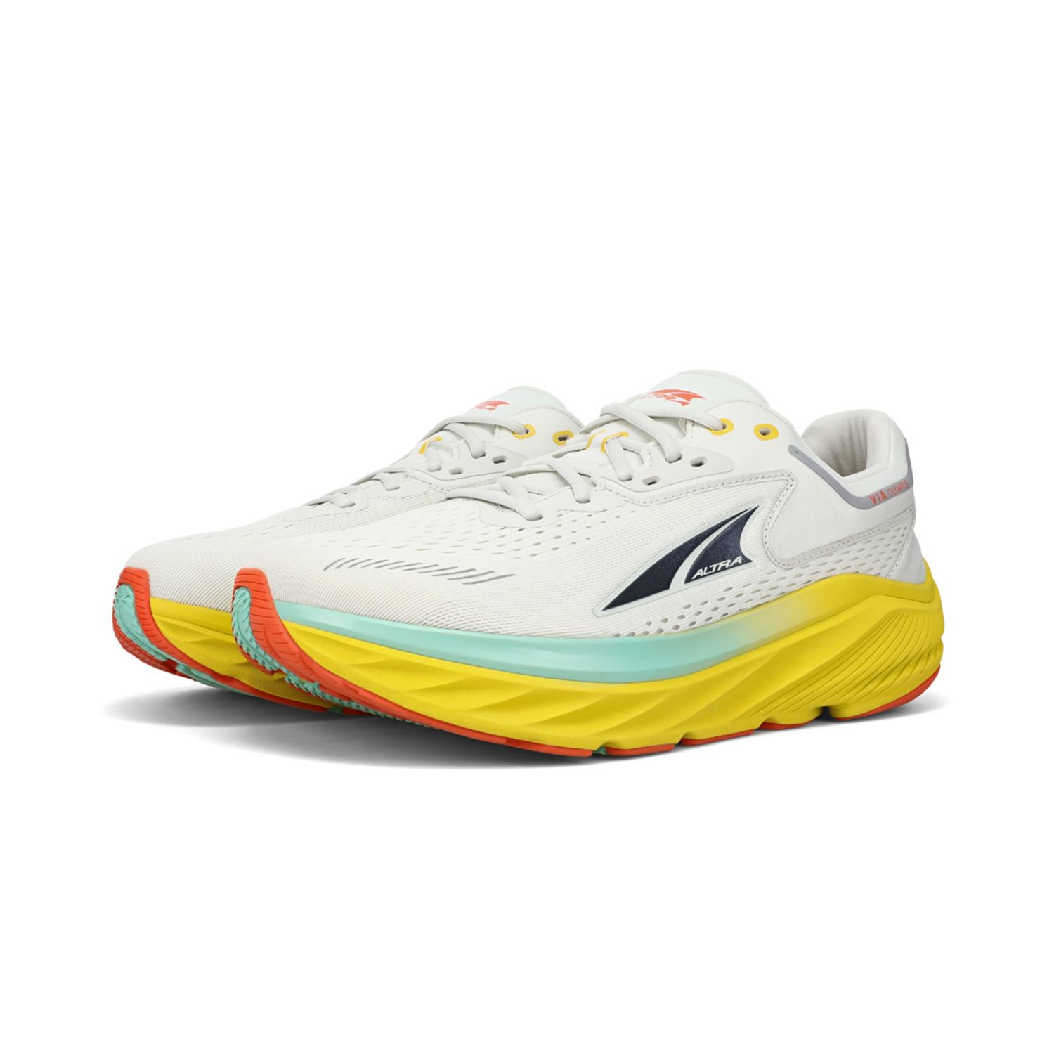 Grey / Yellow Altra Via Olympus Men's Road Running Shoes | Australia-31047629