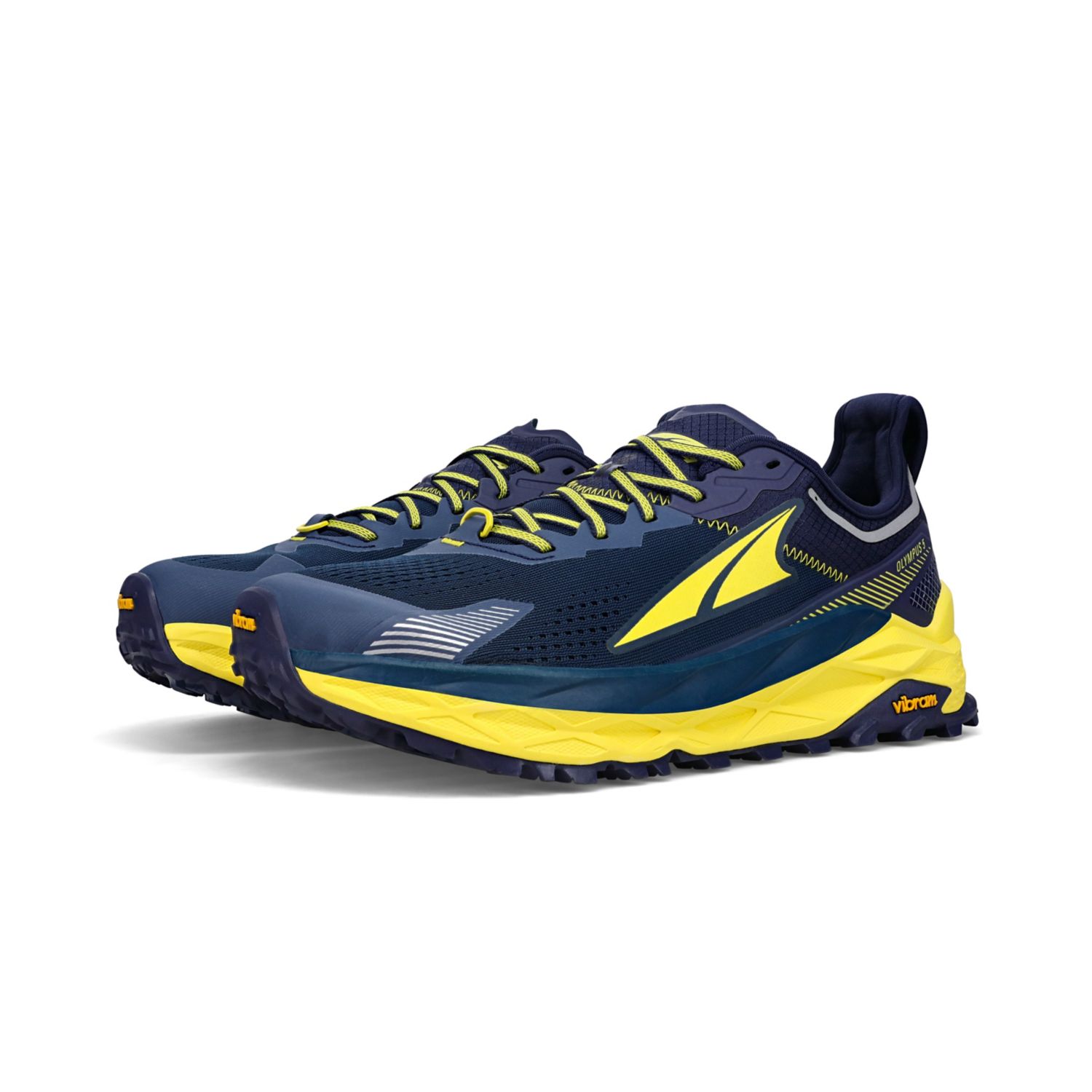 Navy Altra Olympus 5 Men's Trail Running Shoes | Australia-39764859