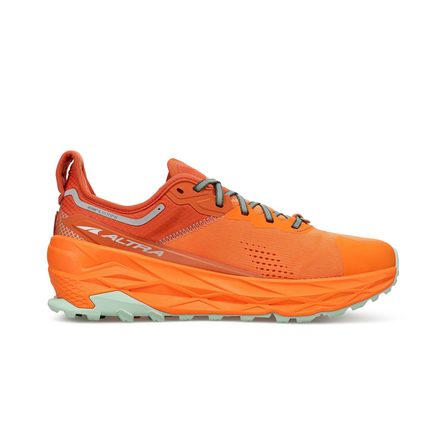 Orange Altra Olympus 5 Men's Trail Running Shoes | Australia-57320949