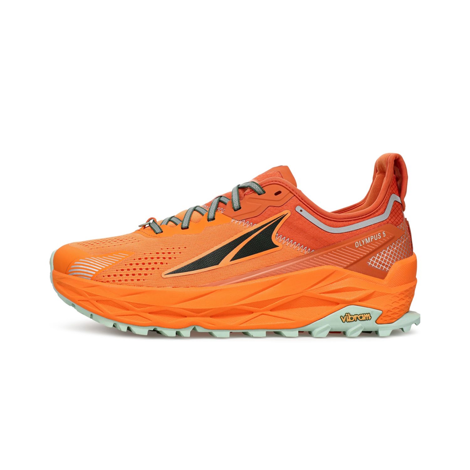 Orange Altra Olympus 5 Men\'s Trail Running Shoes | Australia-57320949